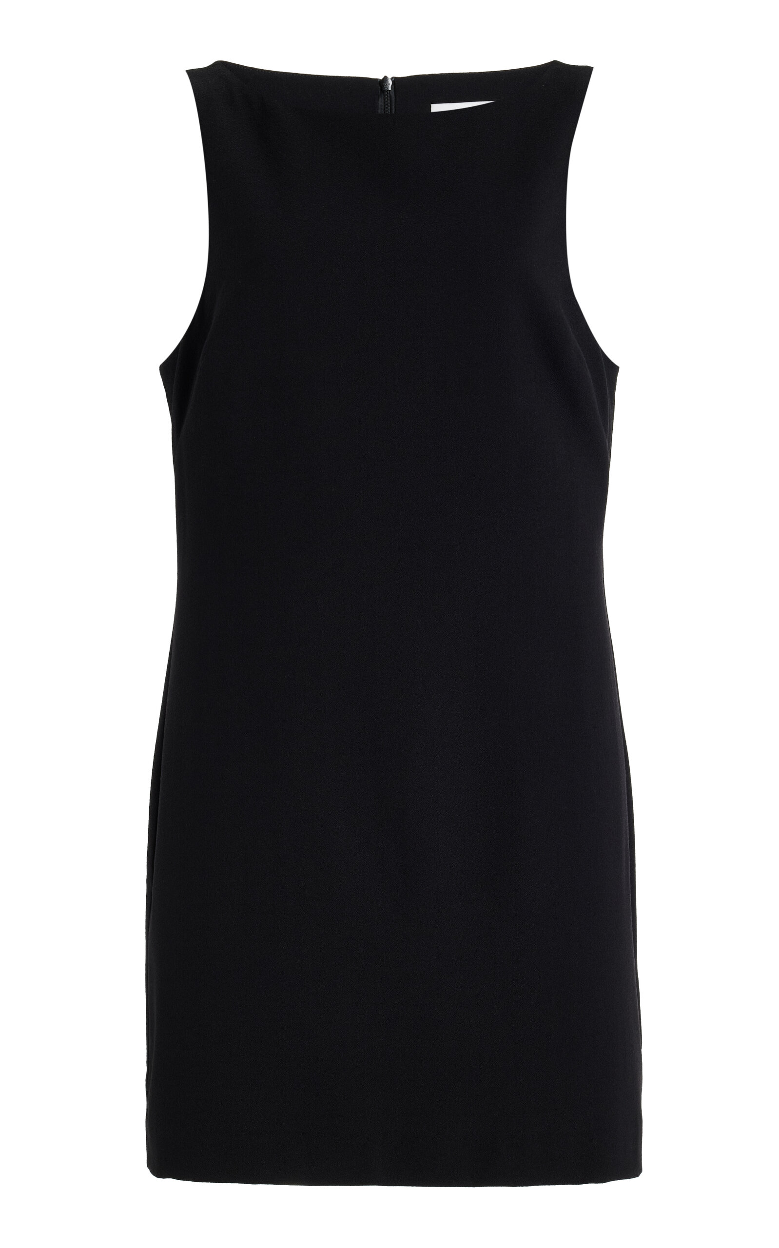 Shop Matteau Stretch-wool Mini Dress In Black