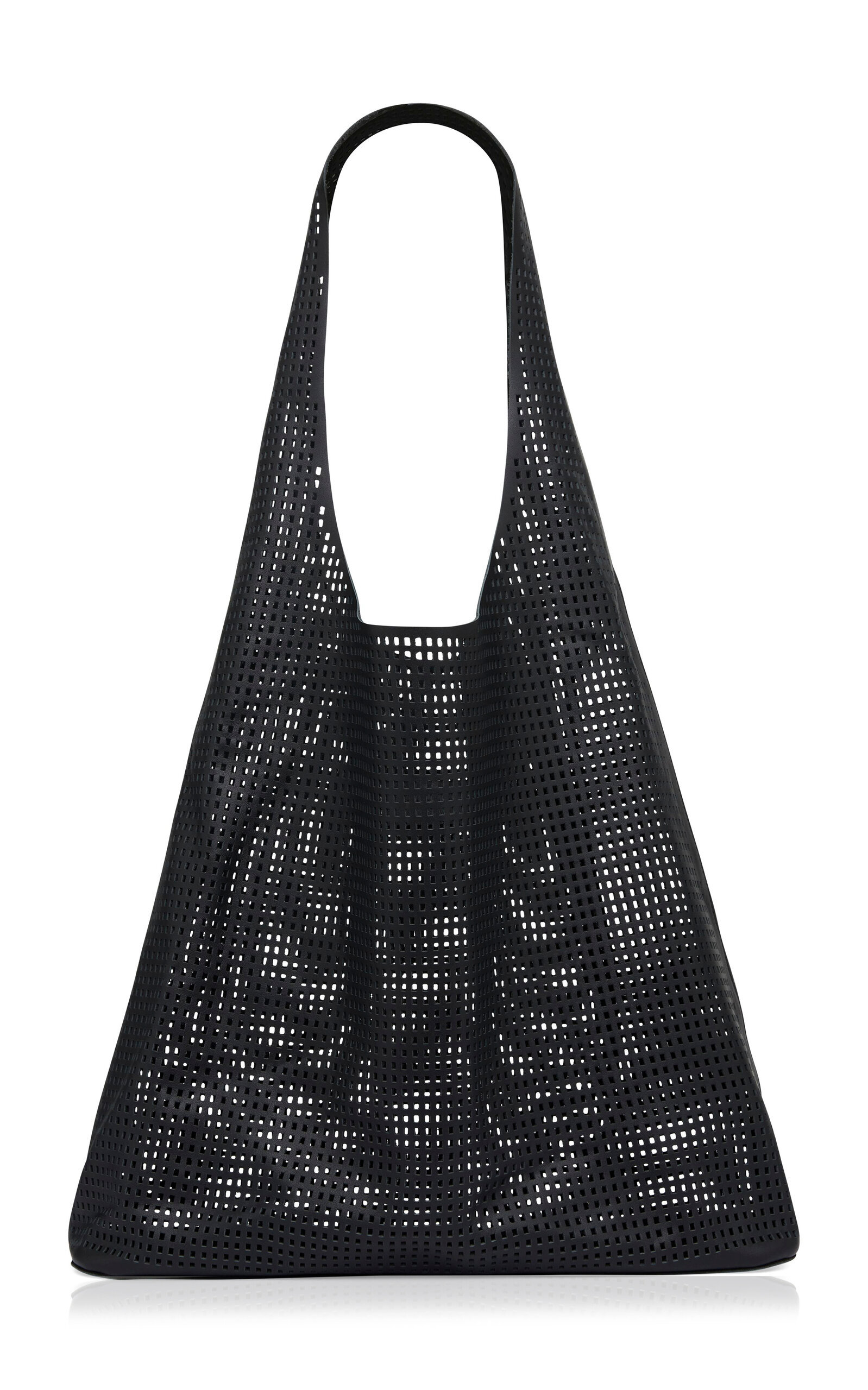 Perforated Soft Leather Tote Bag