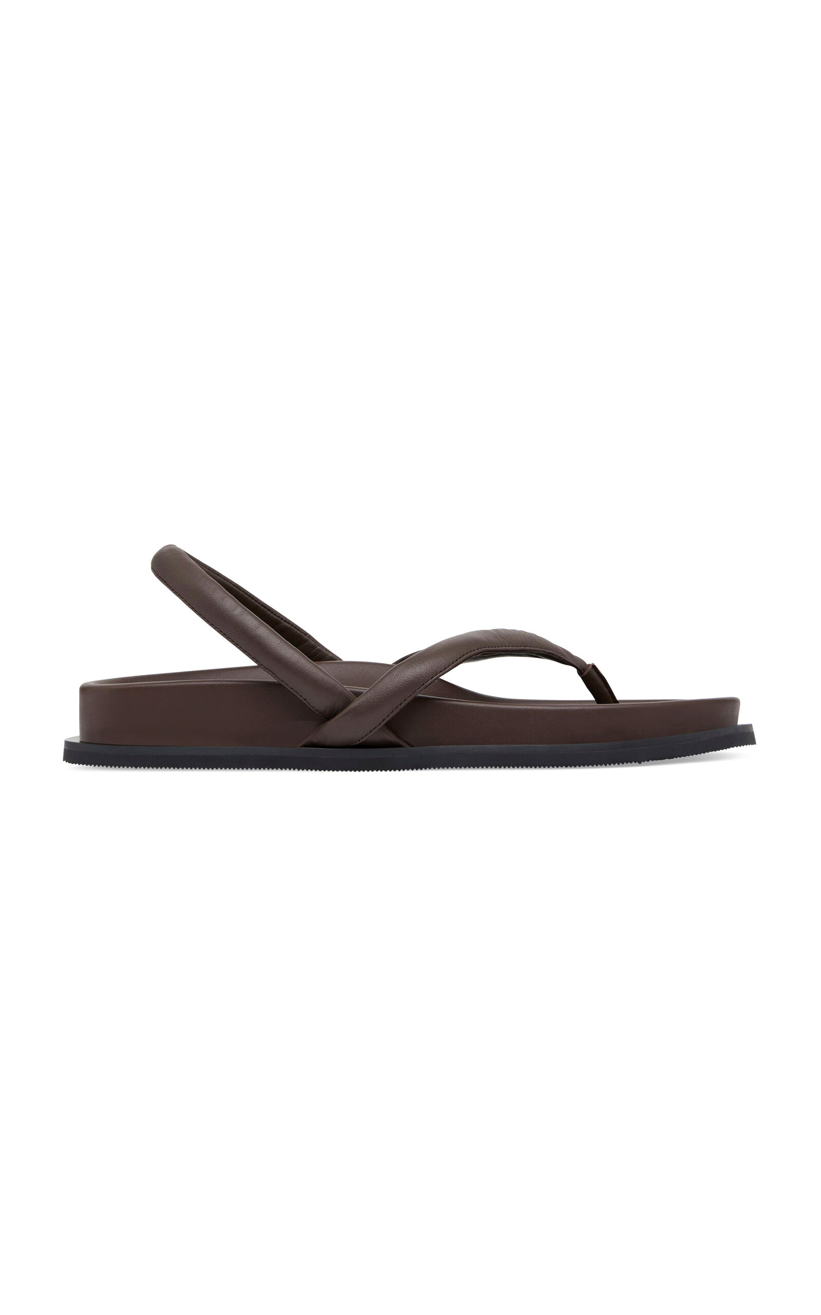 Slingback Leather Thong Sandals