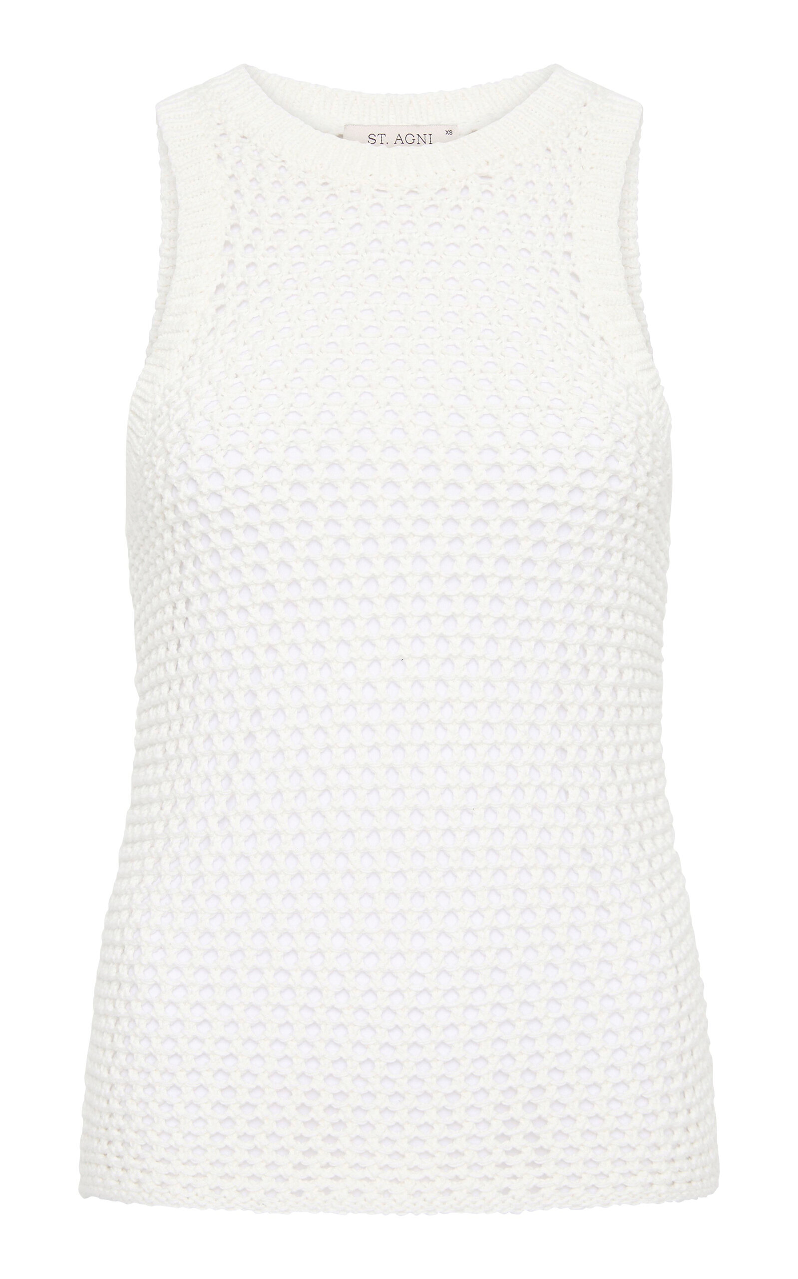 Crocheted Cotton Tank Top