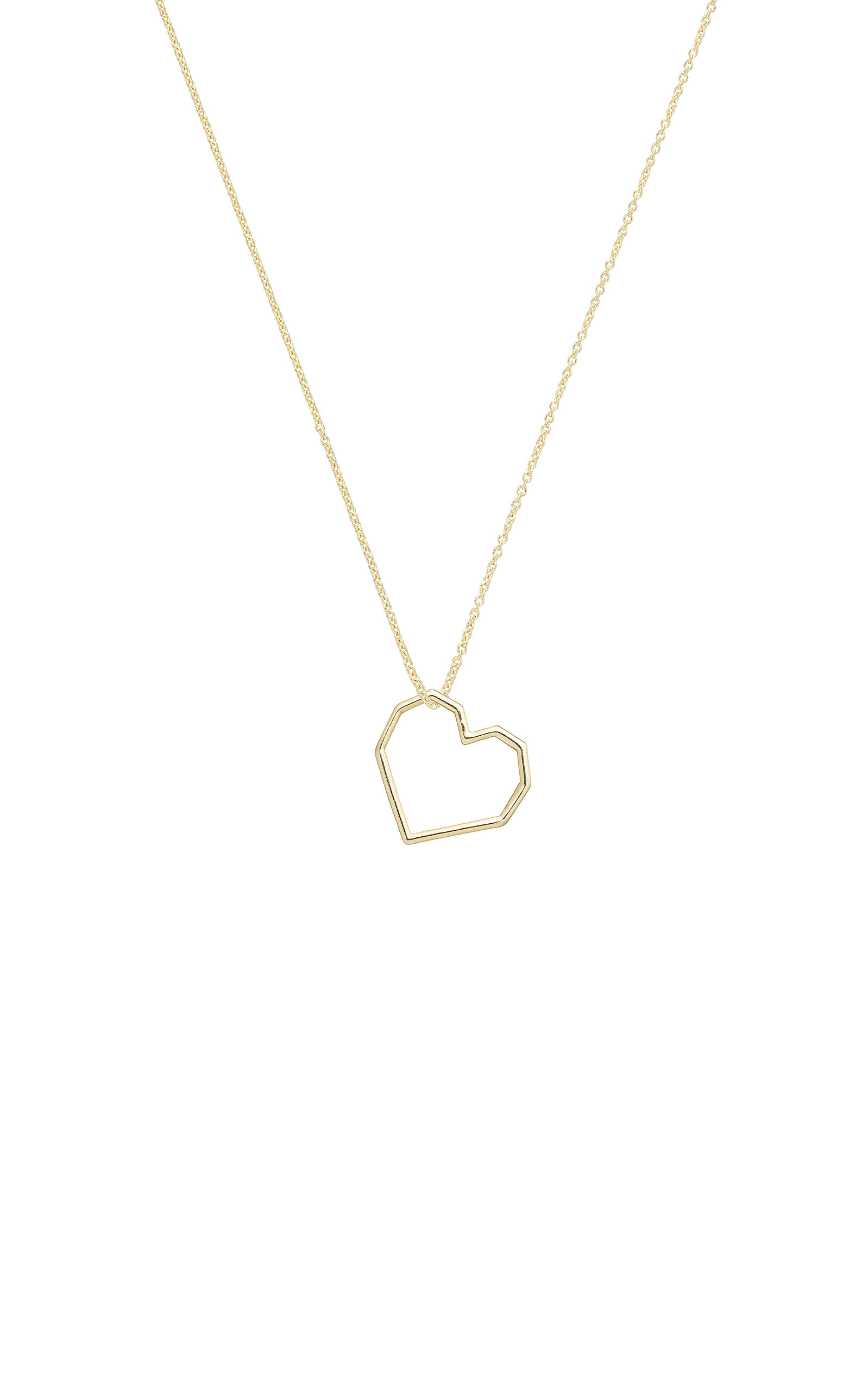Corazon 9K Yellow Gold Necklace
