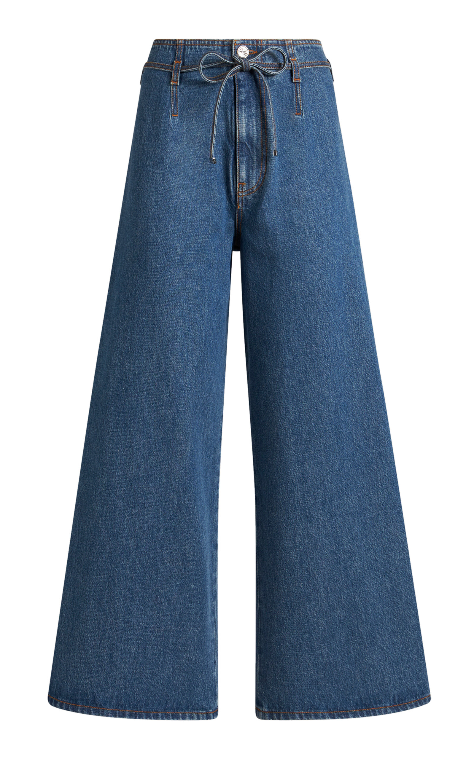 Rigid High-Rise Wide-Leg Jeans