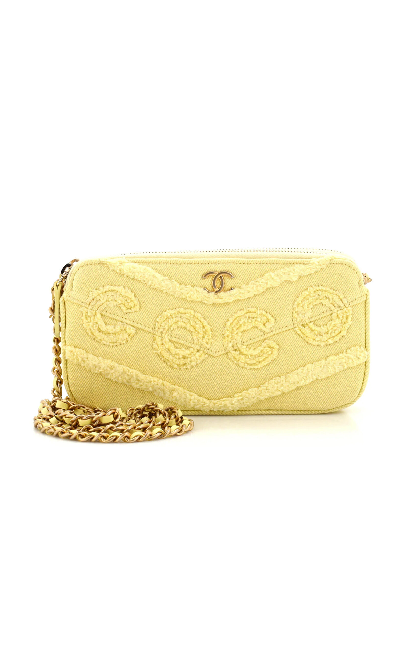 Chanel Pre-Owned Coco Double Zip Clutch