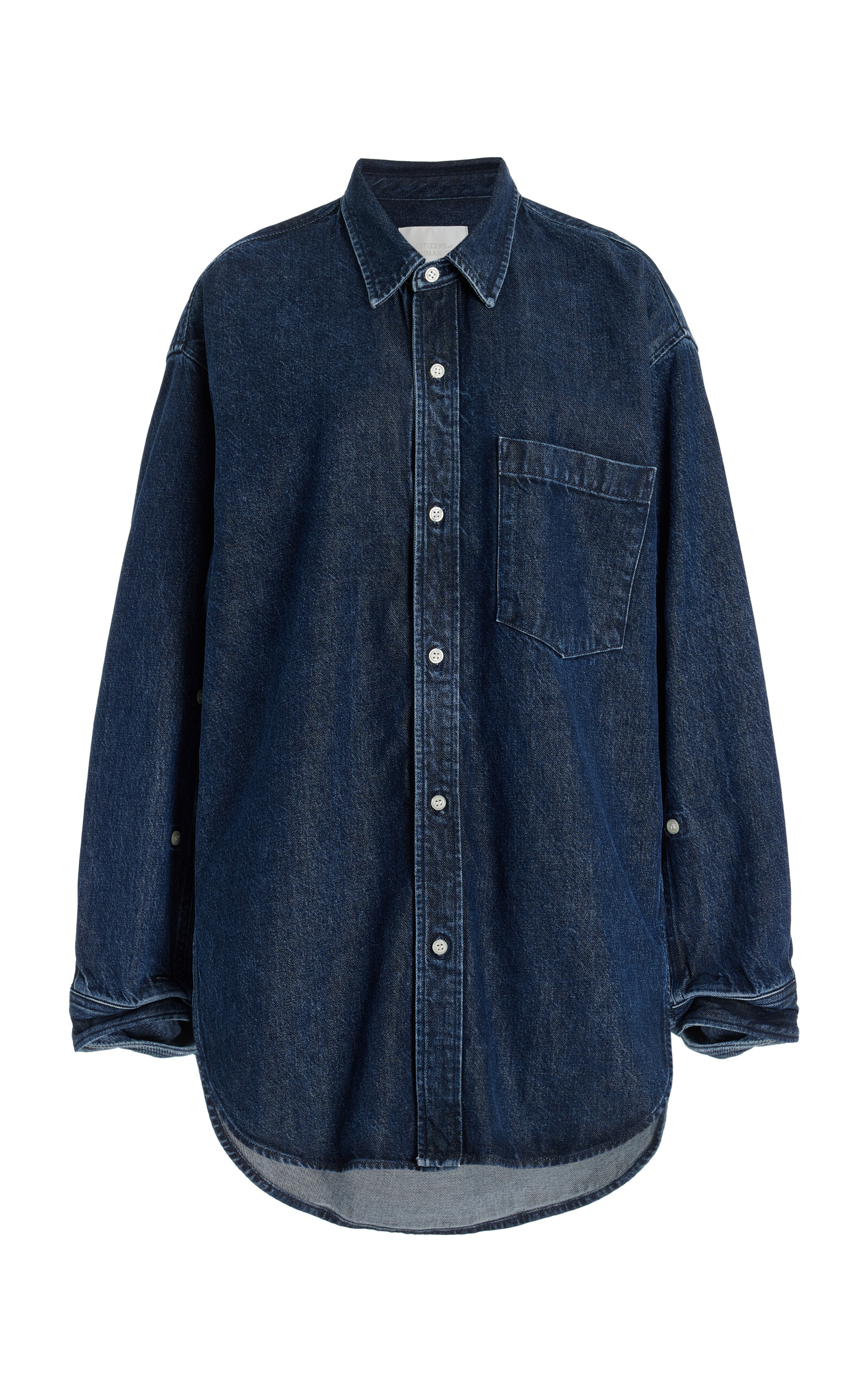 Shop Citizens Of Humanity Kayla Denim Shirt In Blue