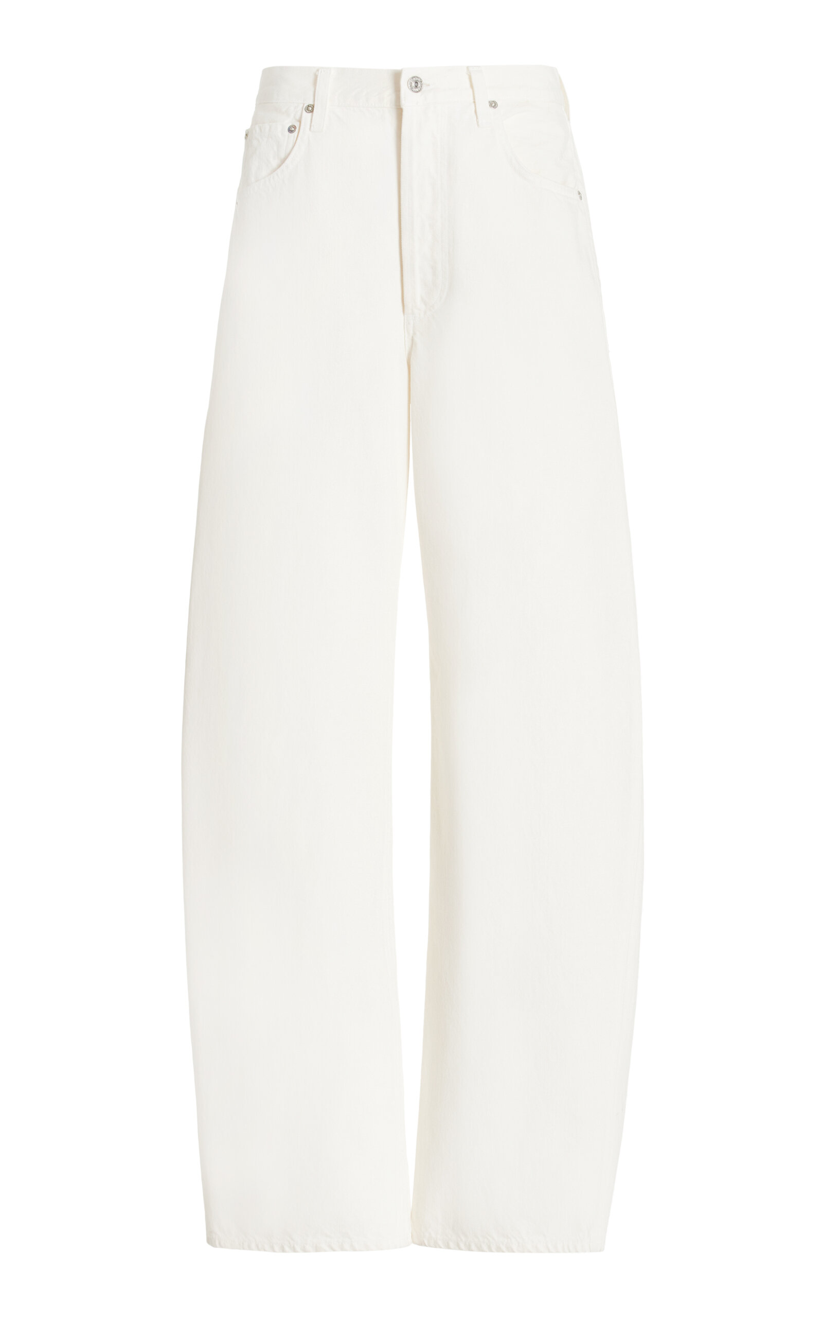 Shop Citizens Of Humanity Ayla Rigid High-rise Baggy Jeans In White