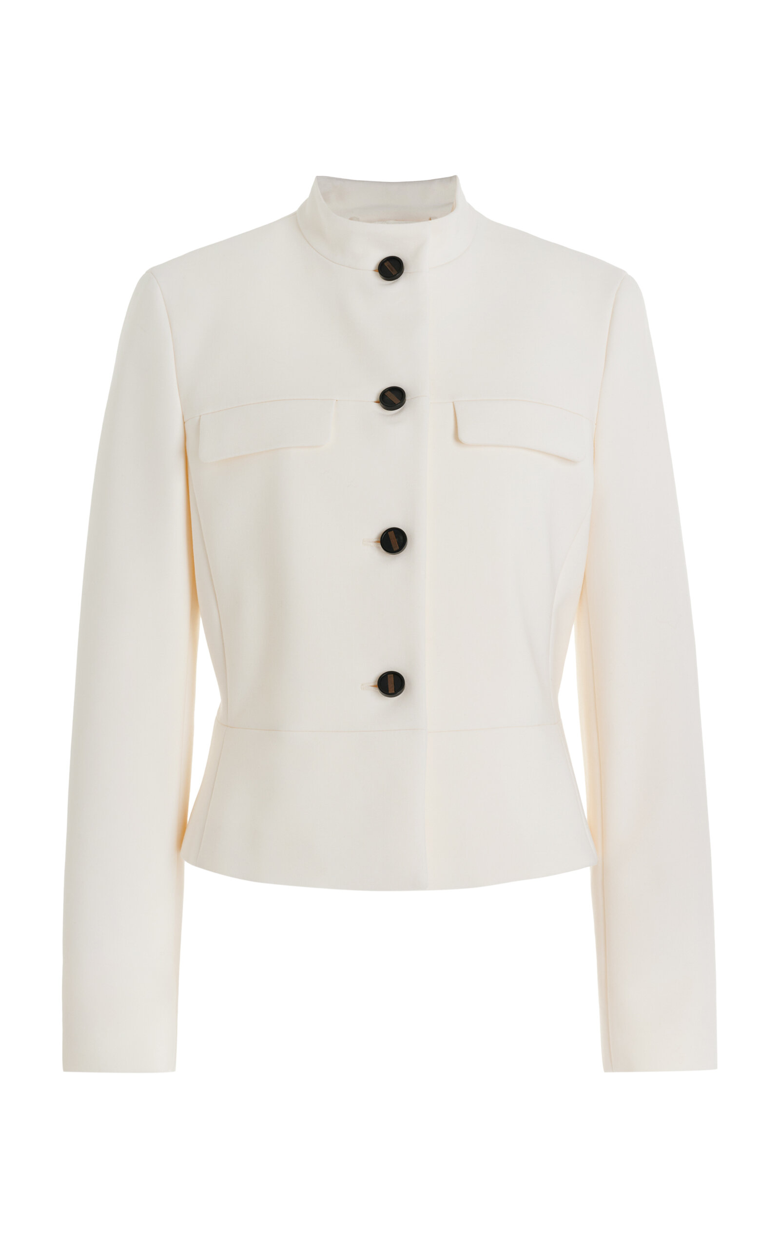 Shop Max Mara Album Wool Jacket In Tan