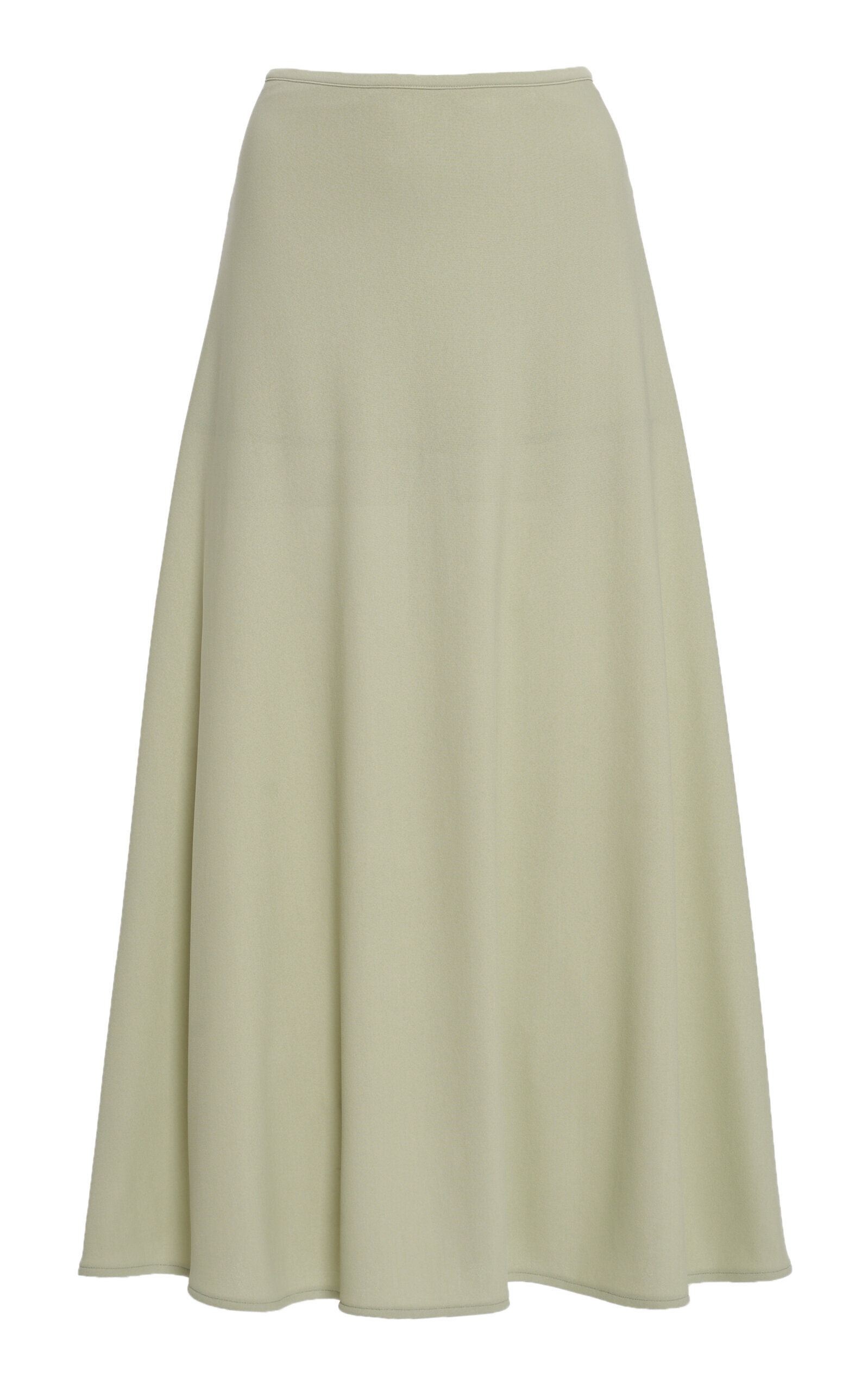 Compact-Knit Jersey Midi Skirt