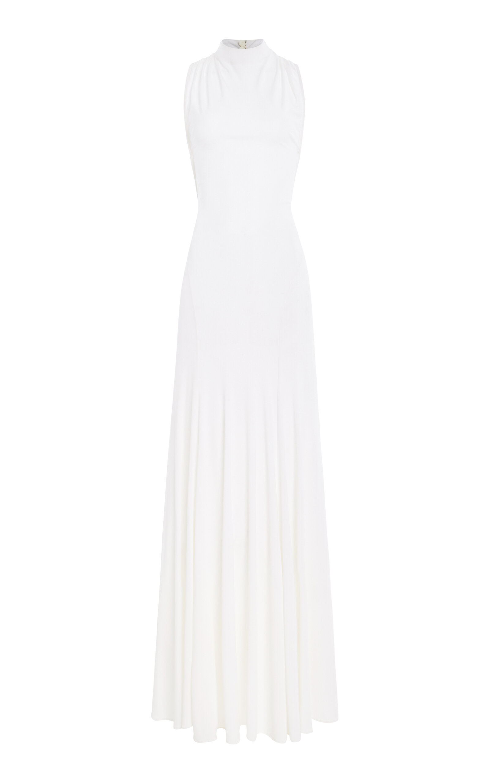 Maico Mock-Neck Jersey Gown