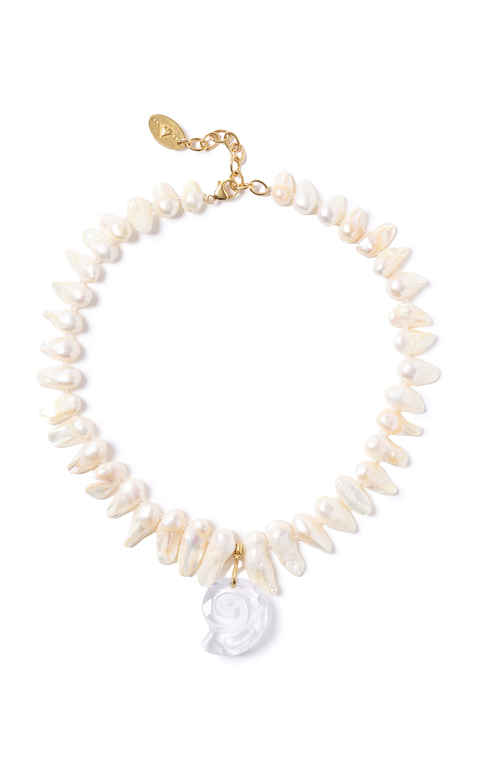 Shop Chan Luu Exclusive Kailani Mother-of-pearl Necklace In White