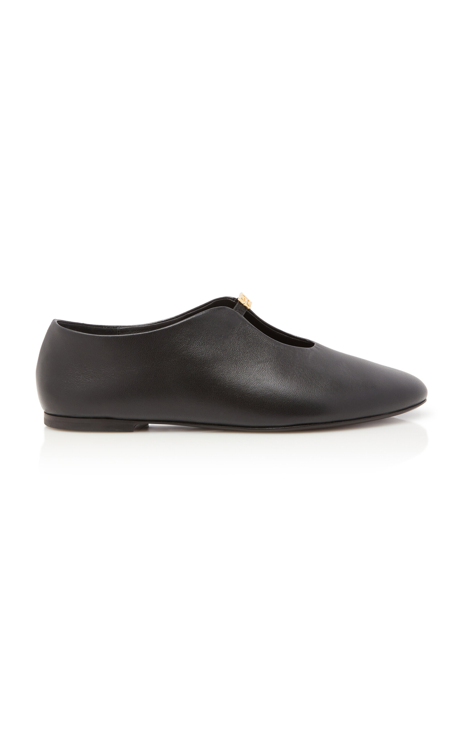 Liquid Leather Ballet Flats