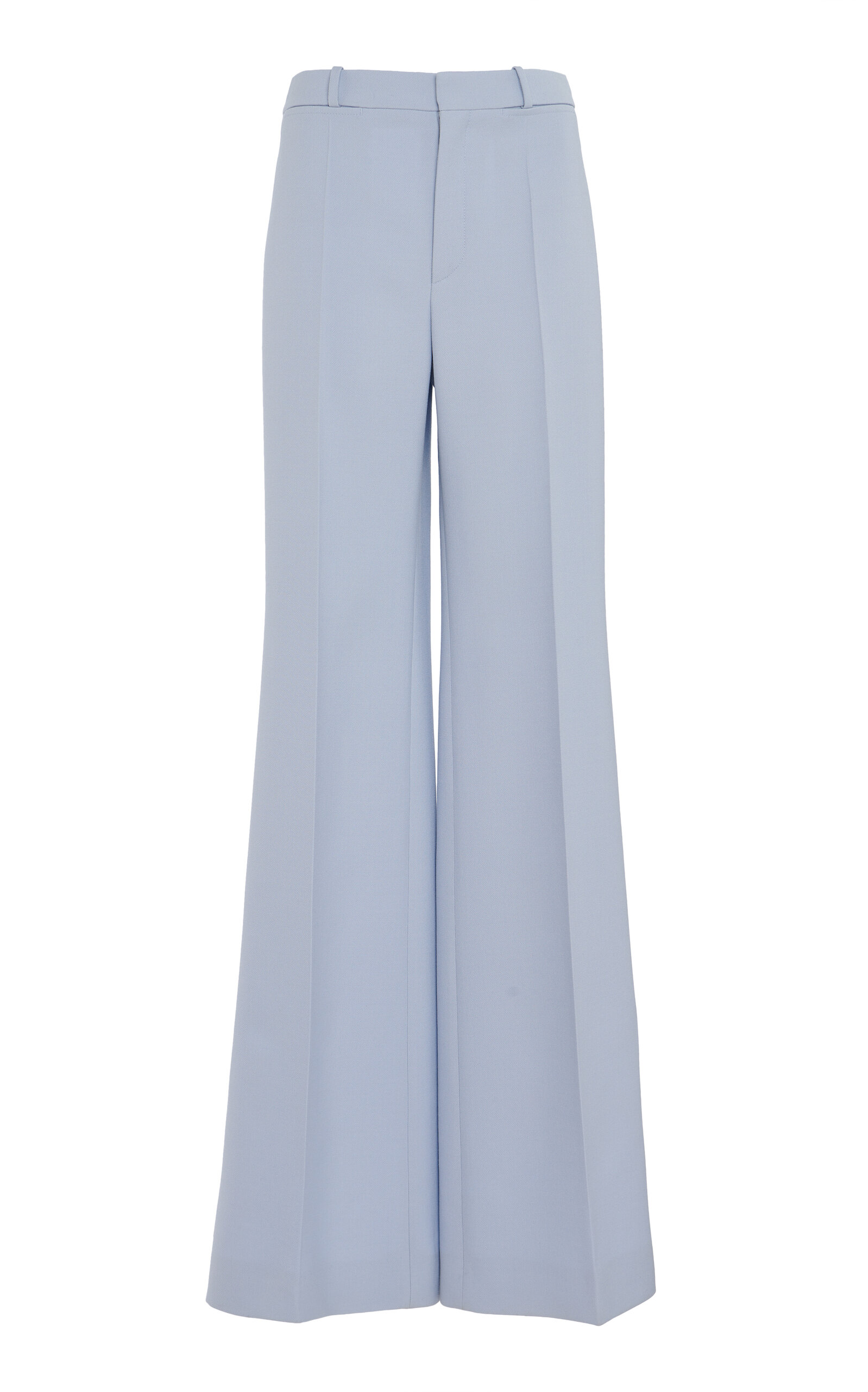 Chloé High-Rise Wool Wide-Leg Pants