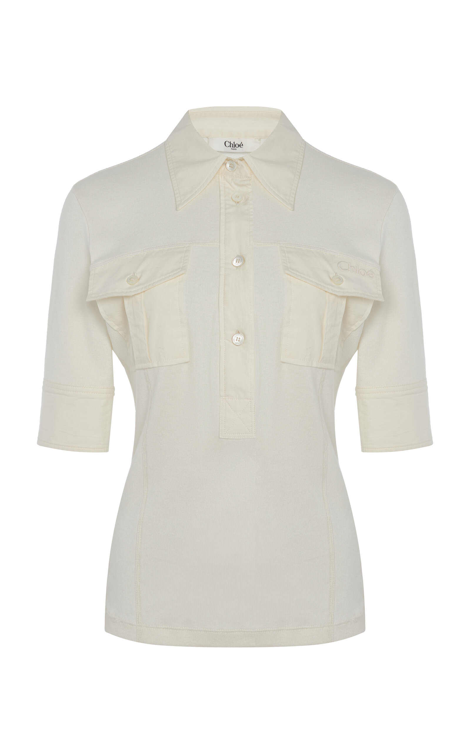 Chloé Pocket-Detailed Organic Cotton Top