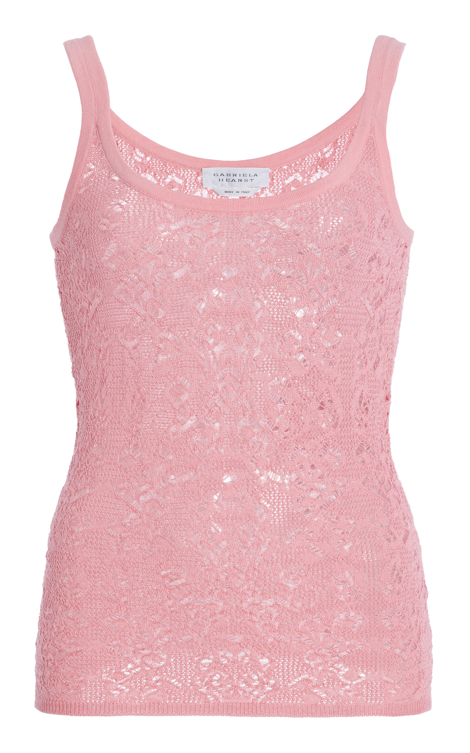 Pontus Wool-Silk Lace Tank Top