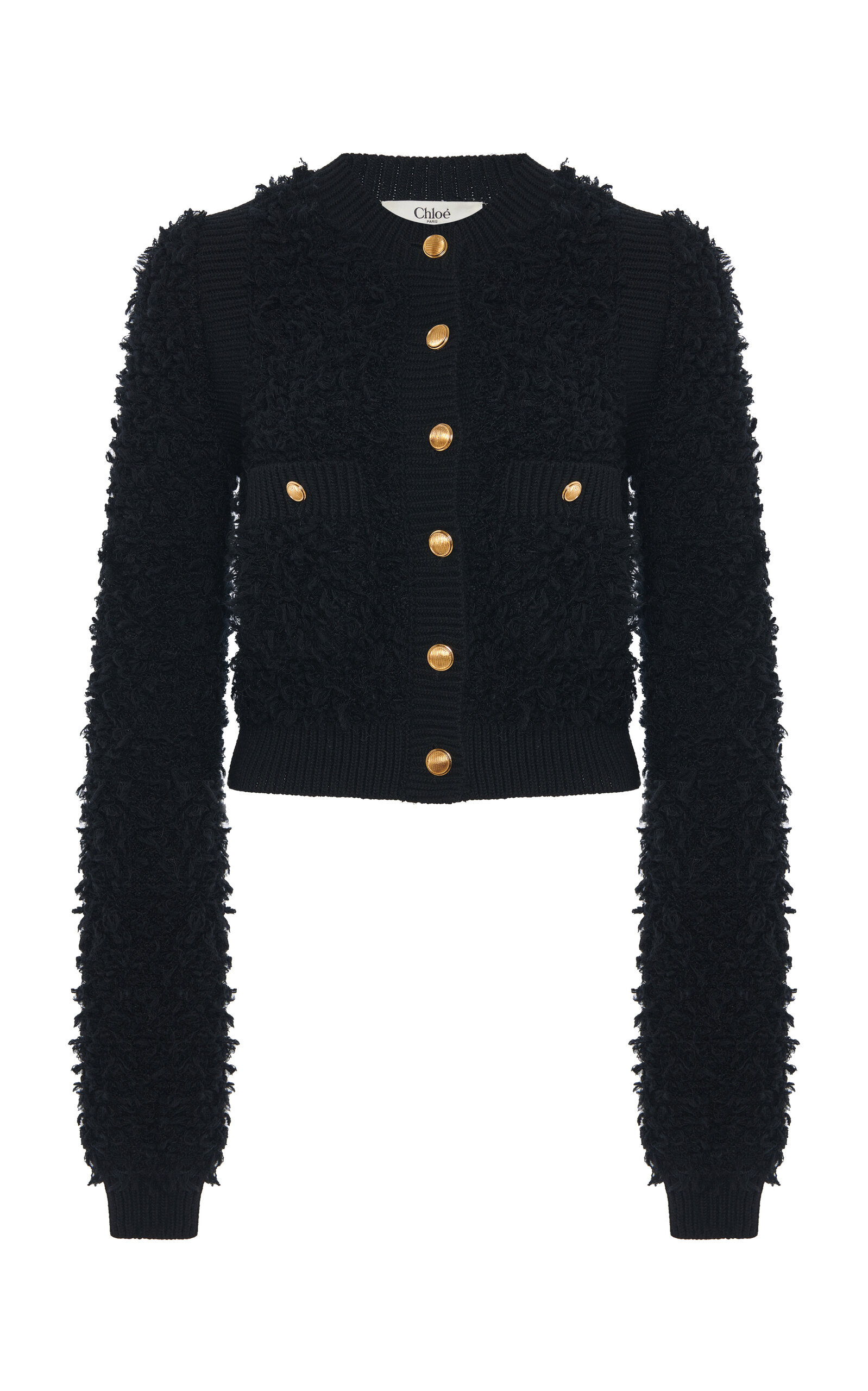 Chloé Boucle-Knit Cardigan