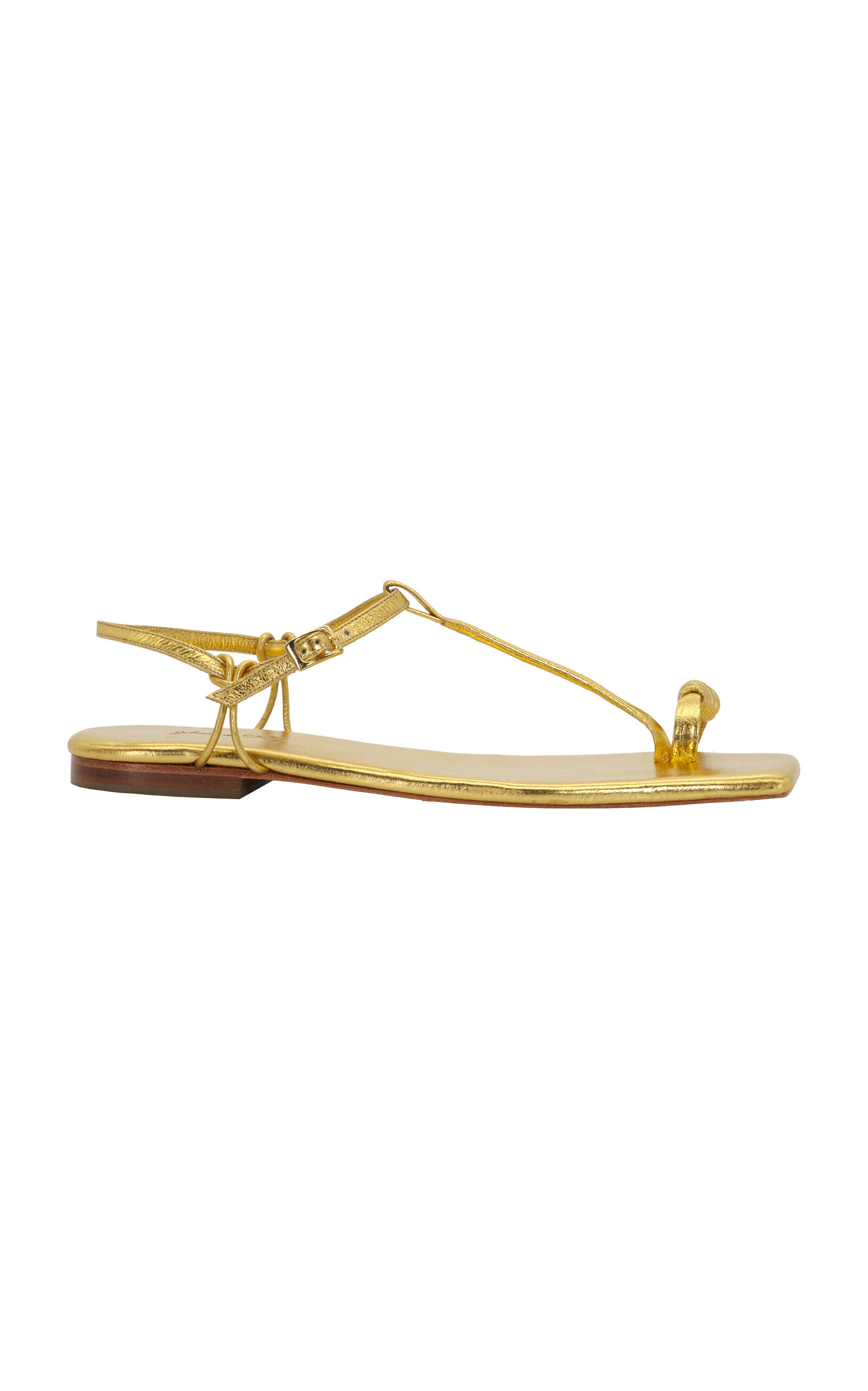 Charted Dream Leather Sandals