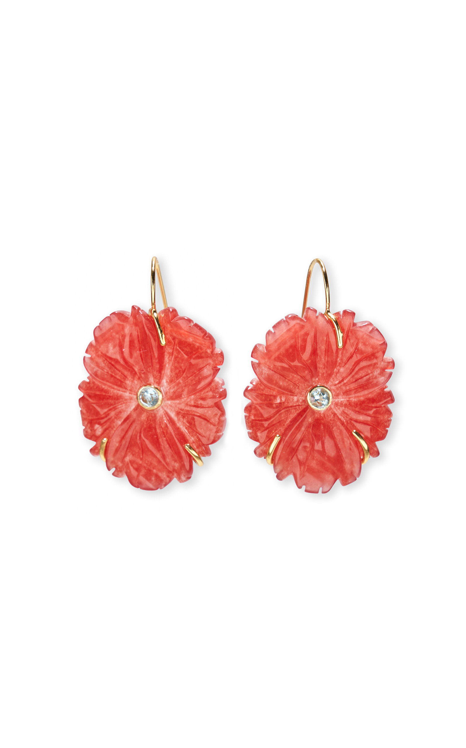 Lizzie Fortunato New Bloom Earrings In Orange