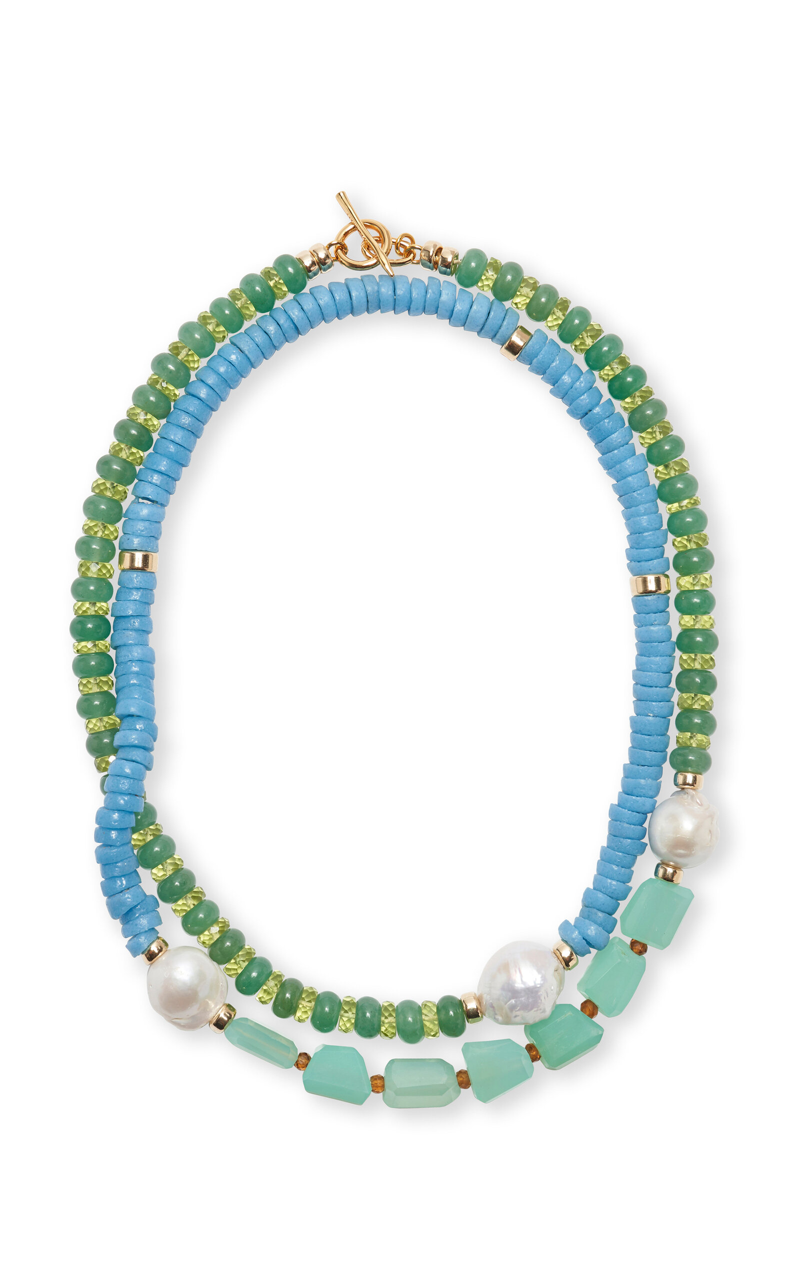 Lizzie Fortunato Cabana Necklace In Blue