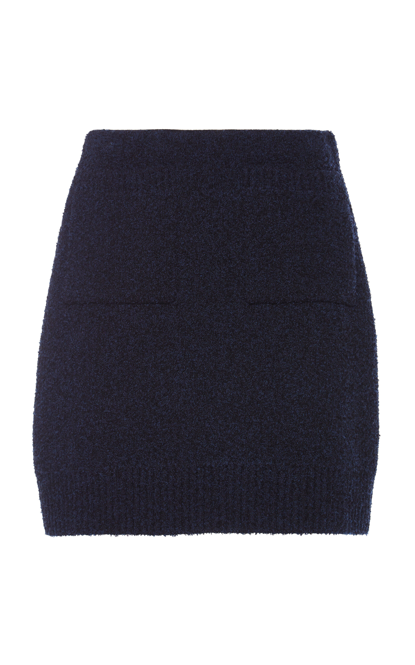 Boucle-Knit Wool-Blend Mini Skirt