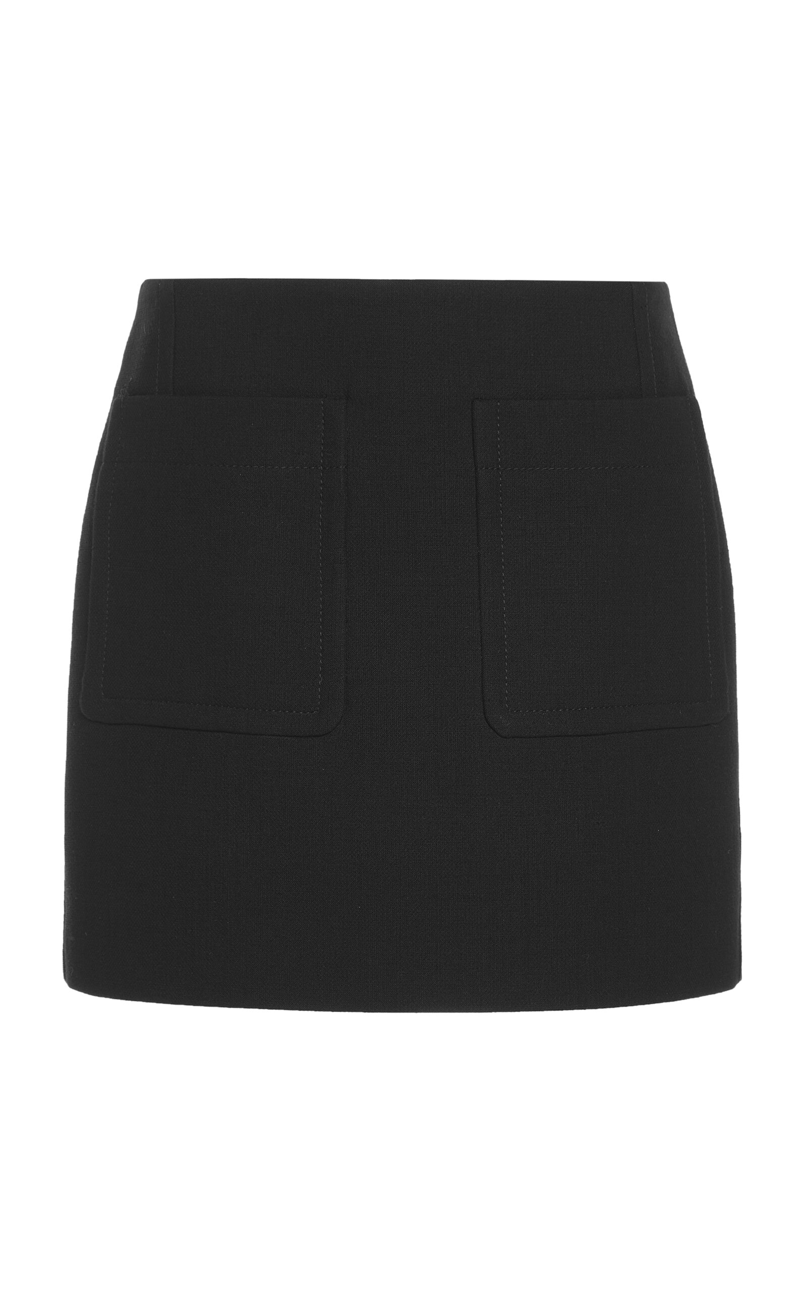 Double-Cotton Mini Skirt