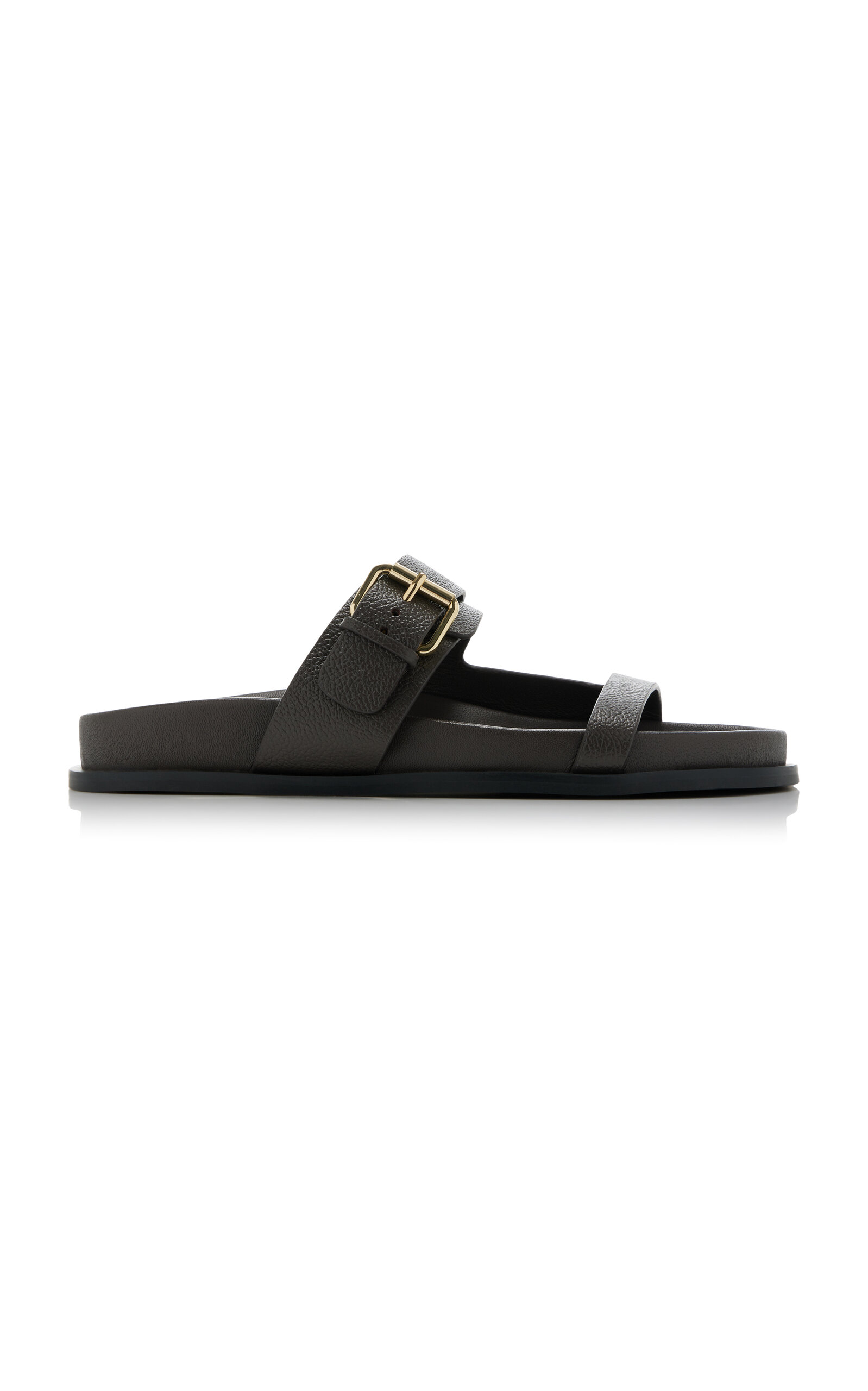 Prince Leather Slide Sandals