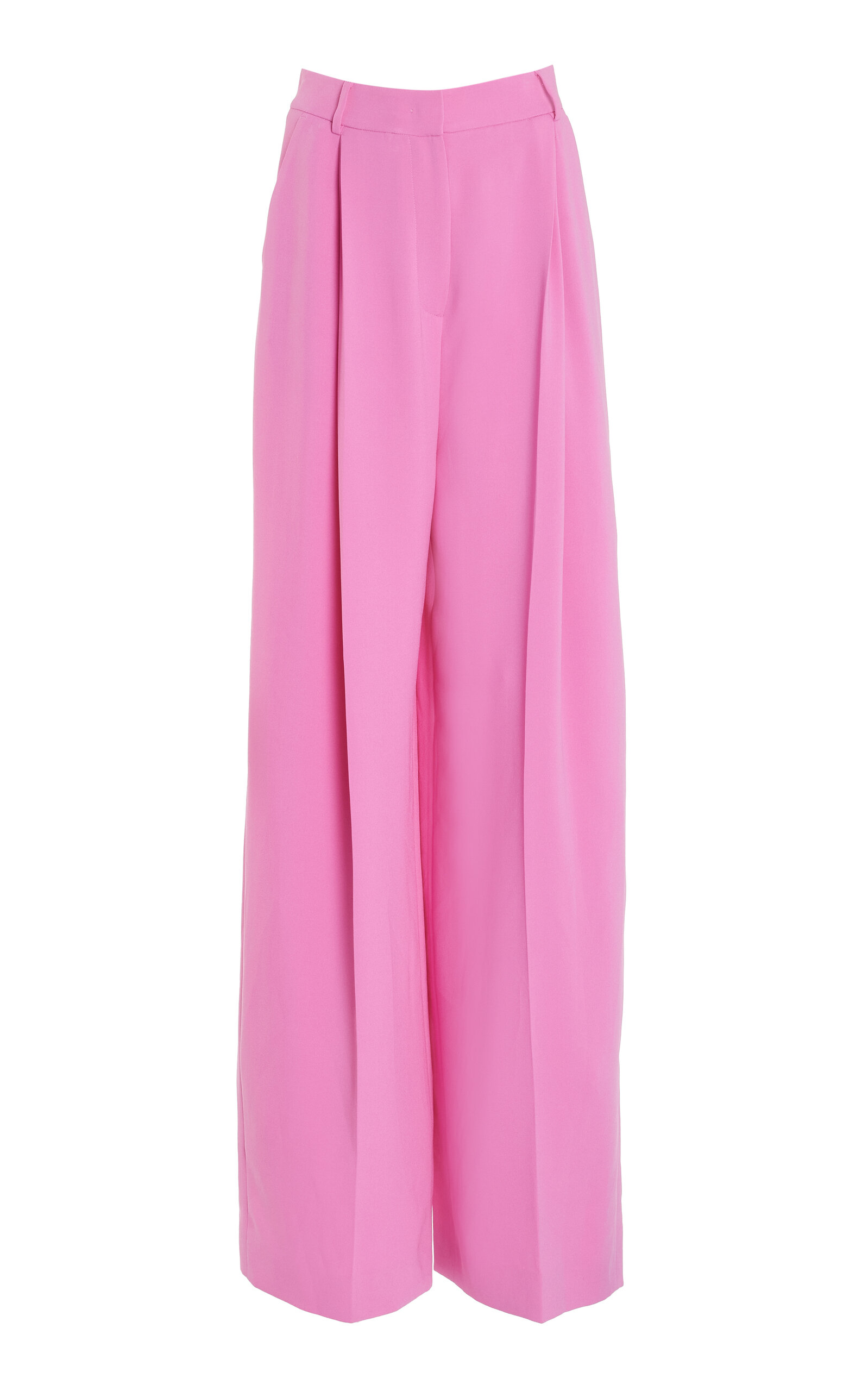 Wide Leg Silk Georgette Pants