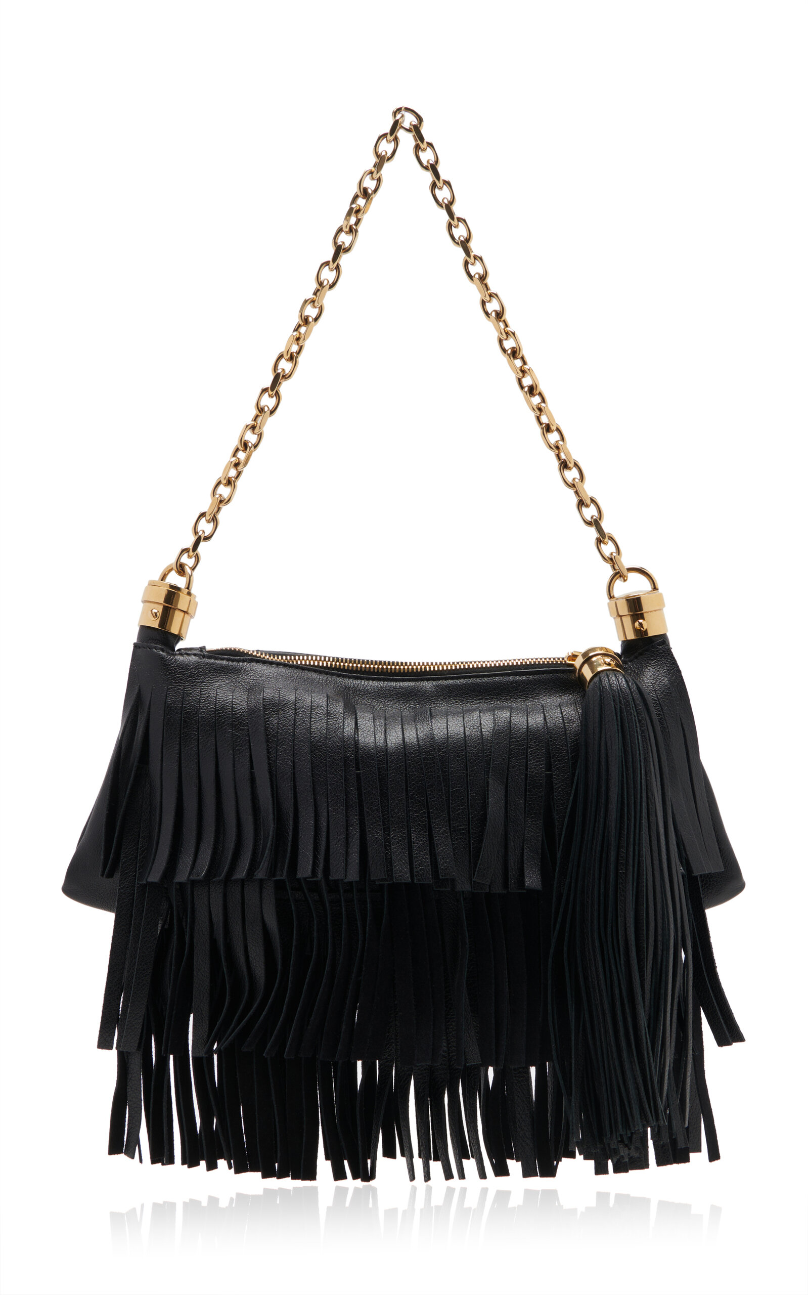 Chloé Fringed Leather Foulard Bag