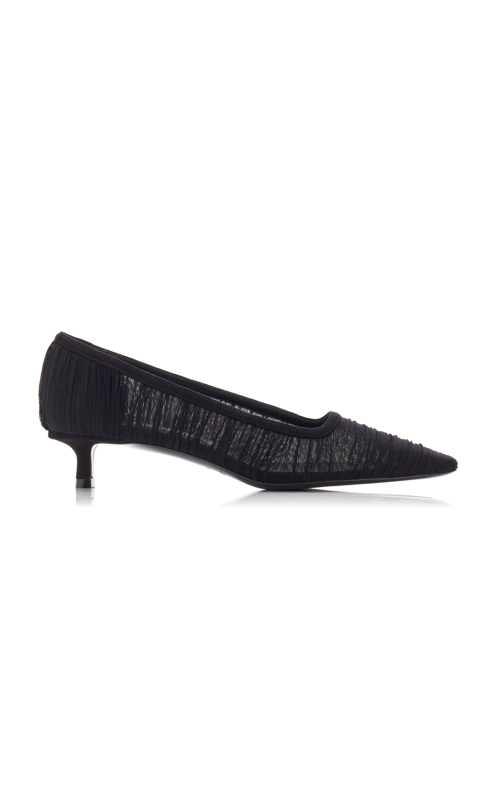 Lotta Ruched Tulle Pumps