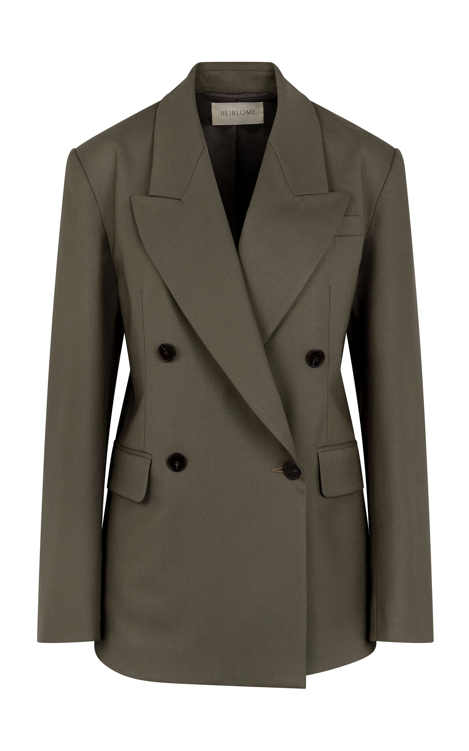 Antonella Deconstructed Stretch-Wool Blazer