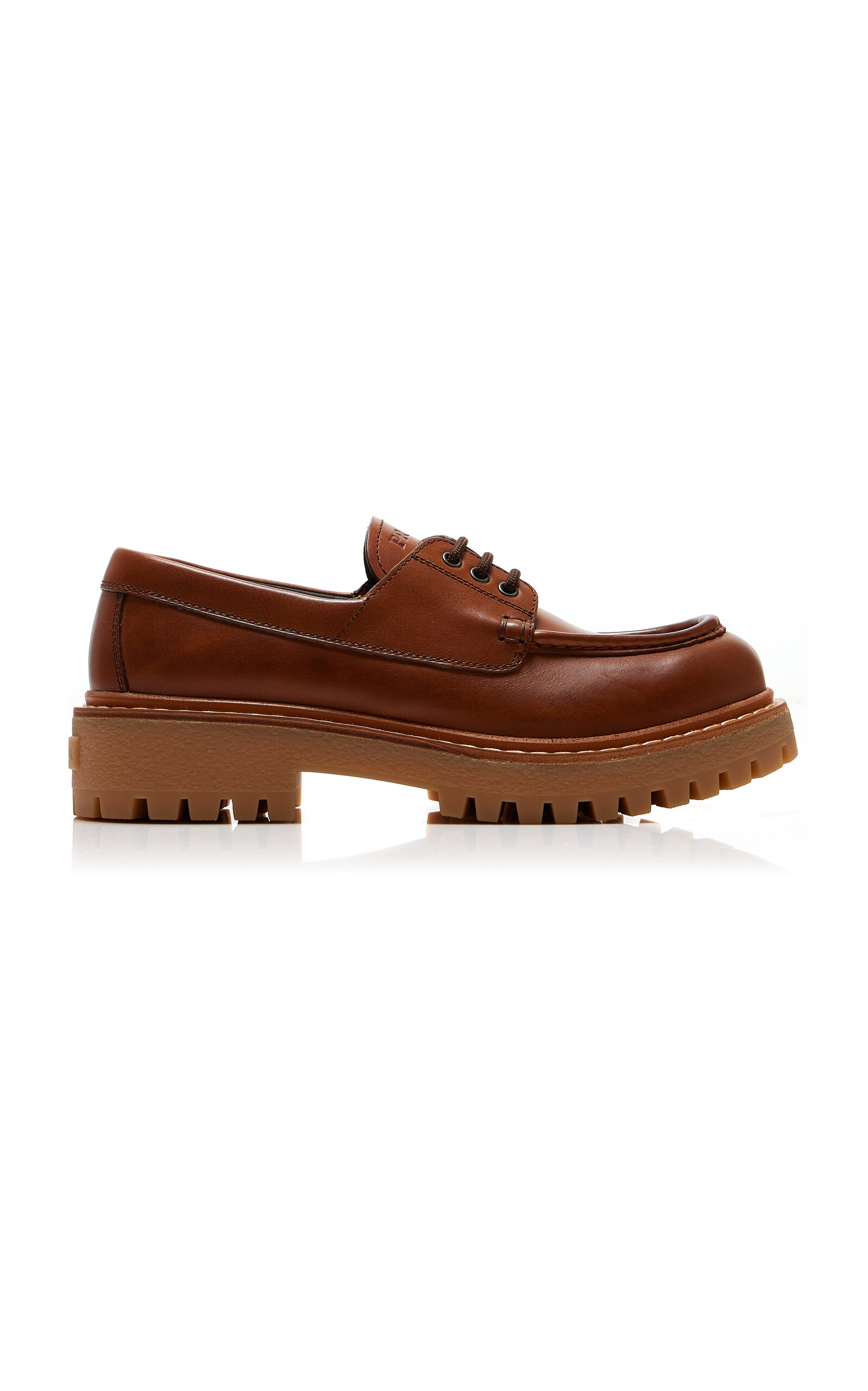 Platform Leather Loafers