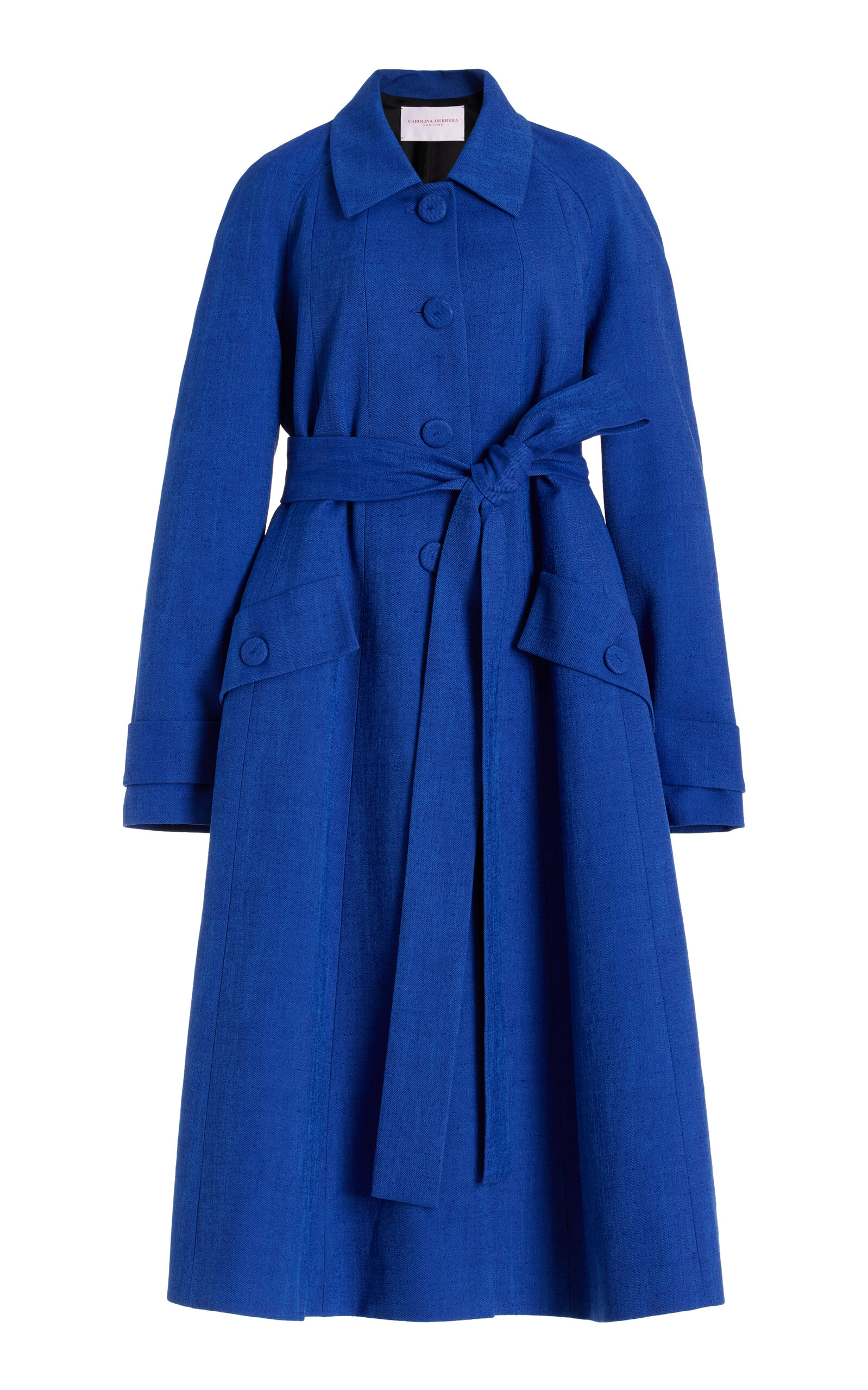 A-Line Cotton-Blend Coat