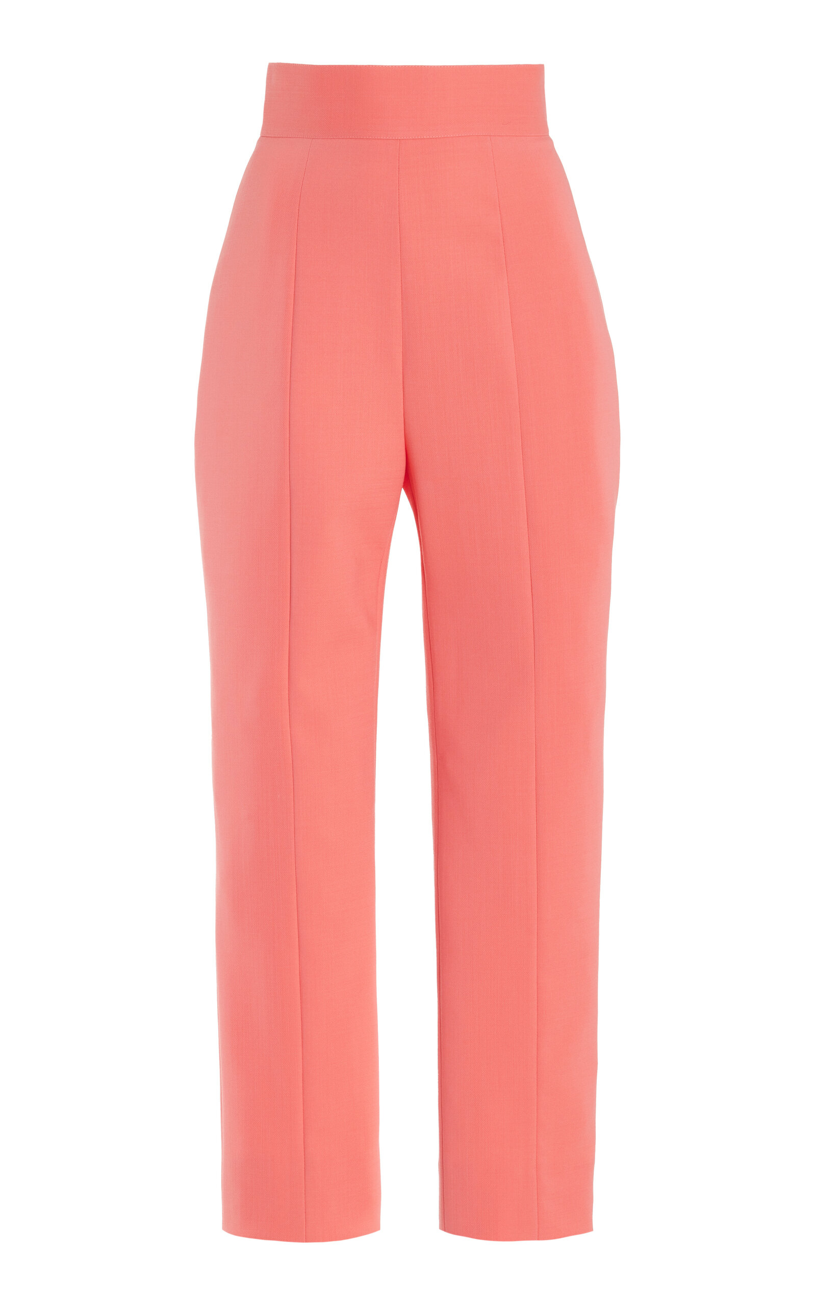 High-Waist Stretch-Wool Skinny Pants