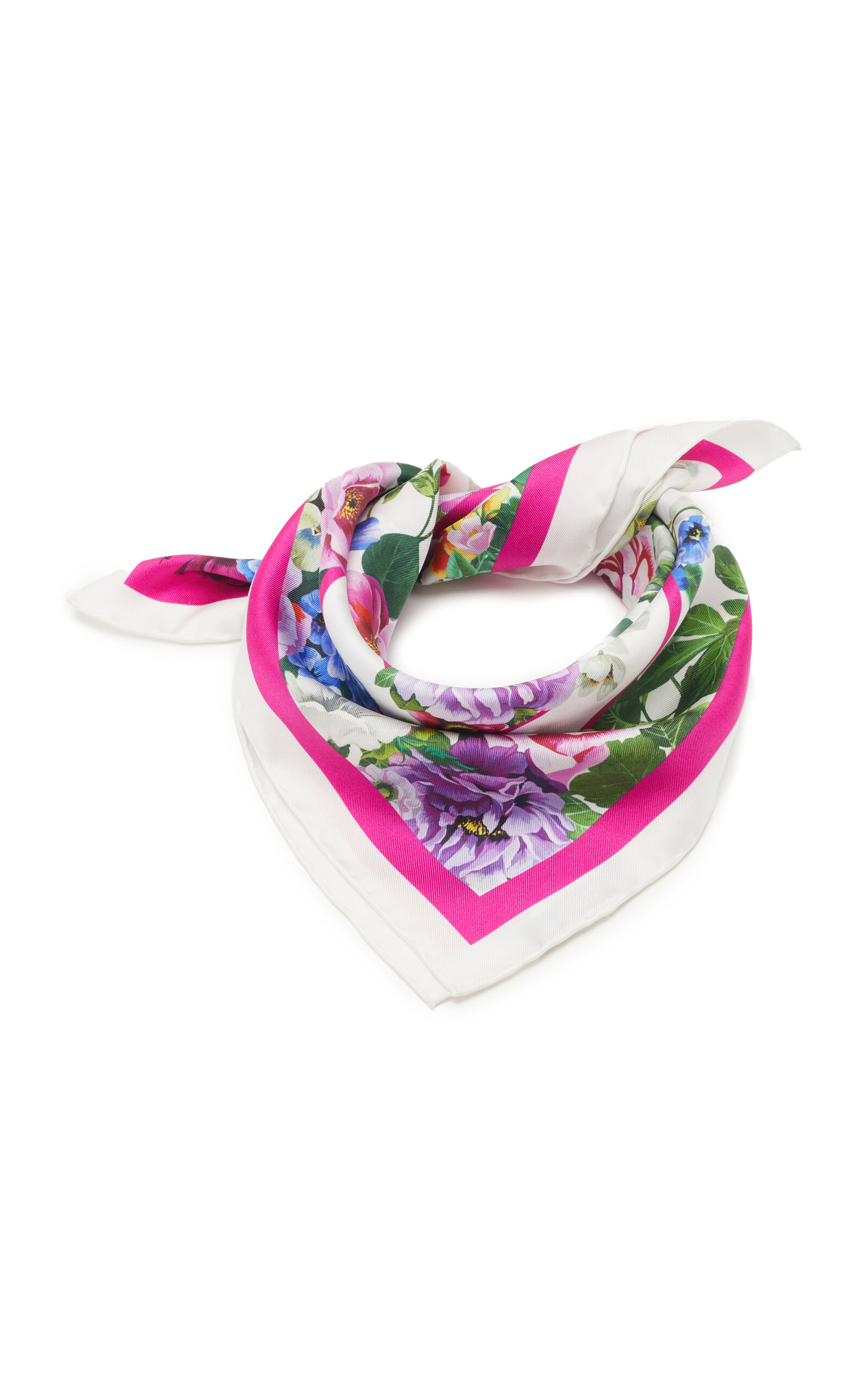 Floral Silk Foulard