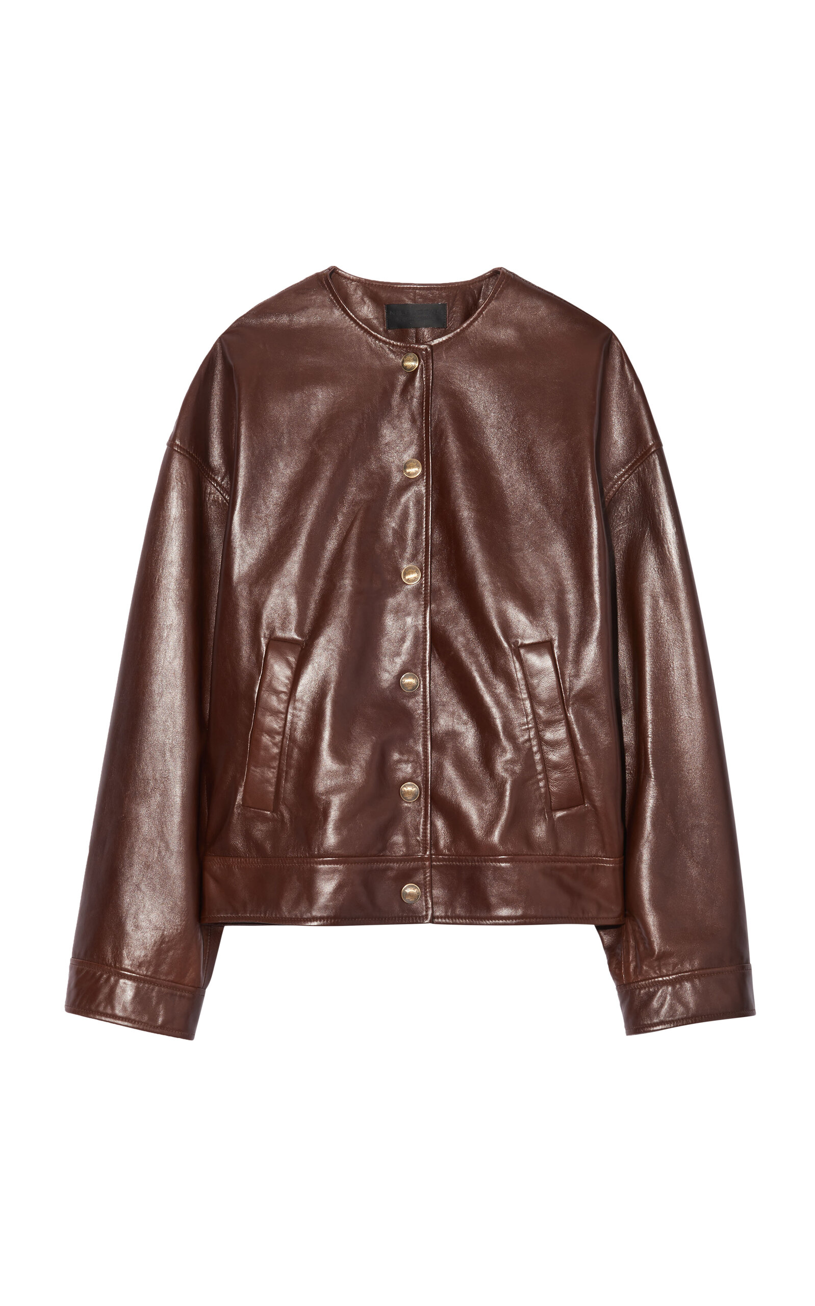 Deja Leather Bomber Jacket