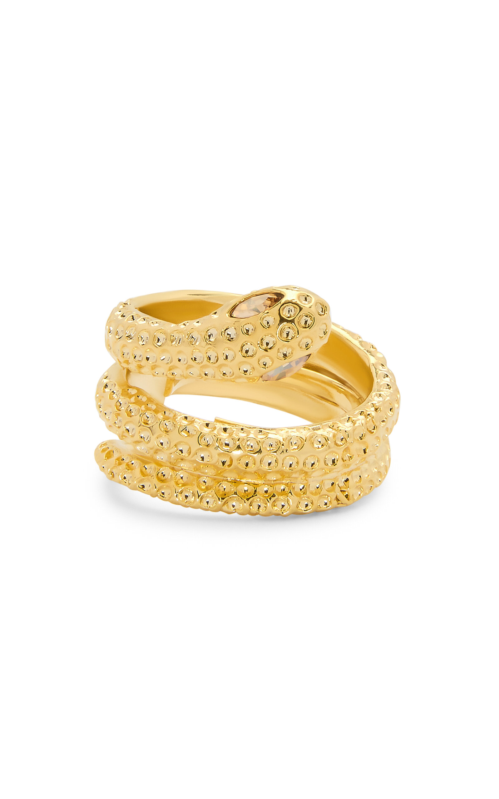 Gold-Tone Snake Ring