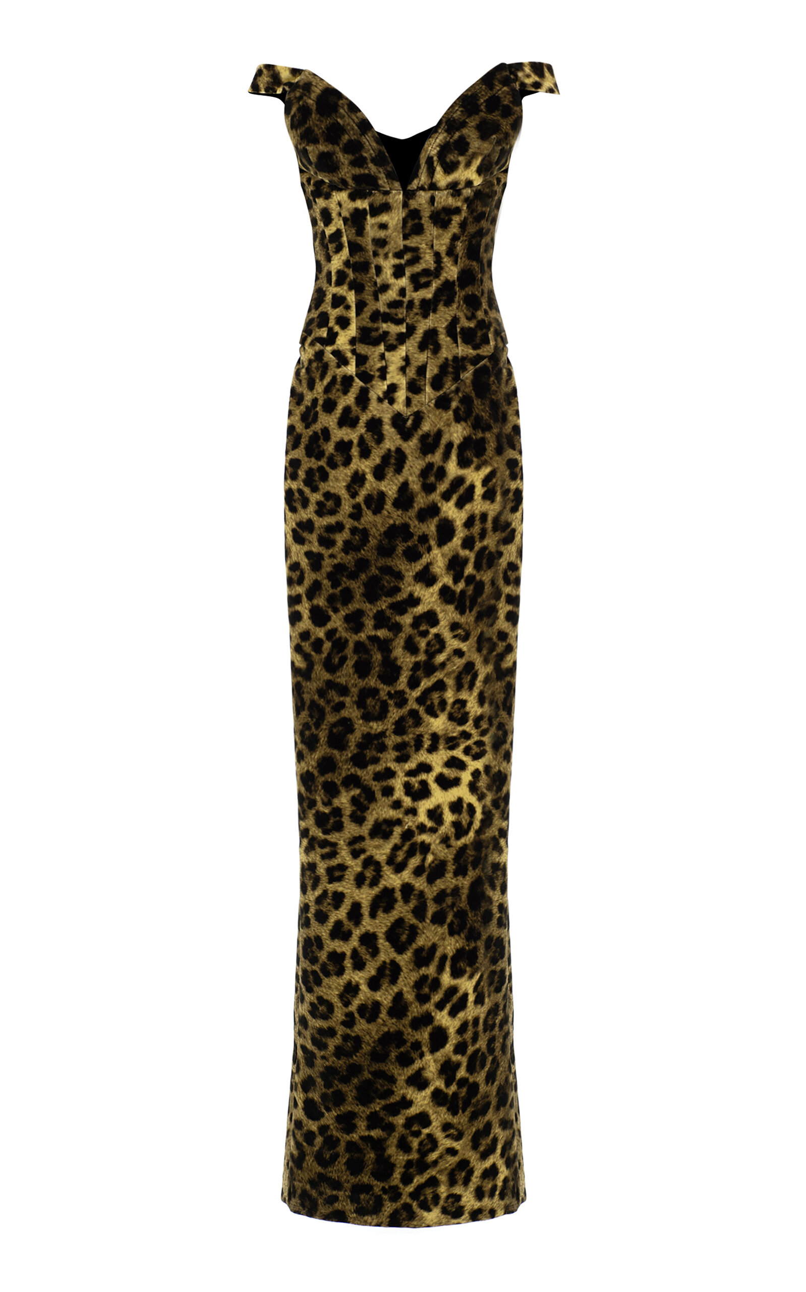 Shakti Animal-Print Cotton Maxi Dress