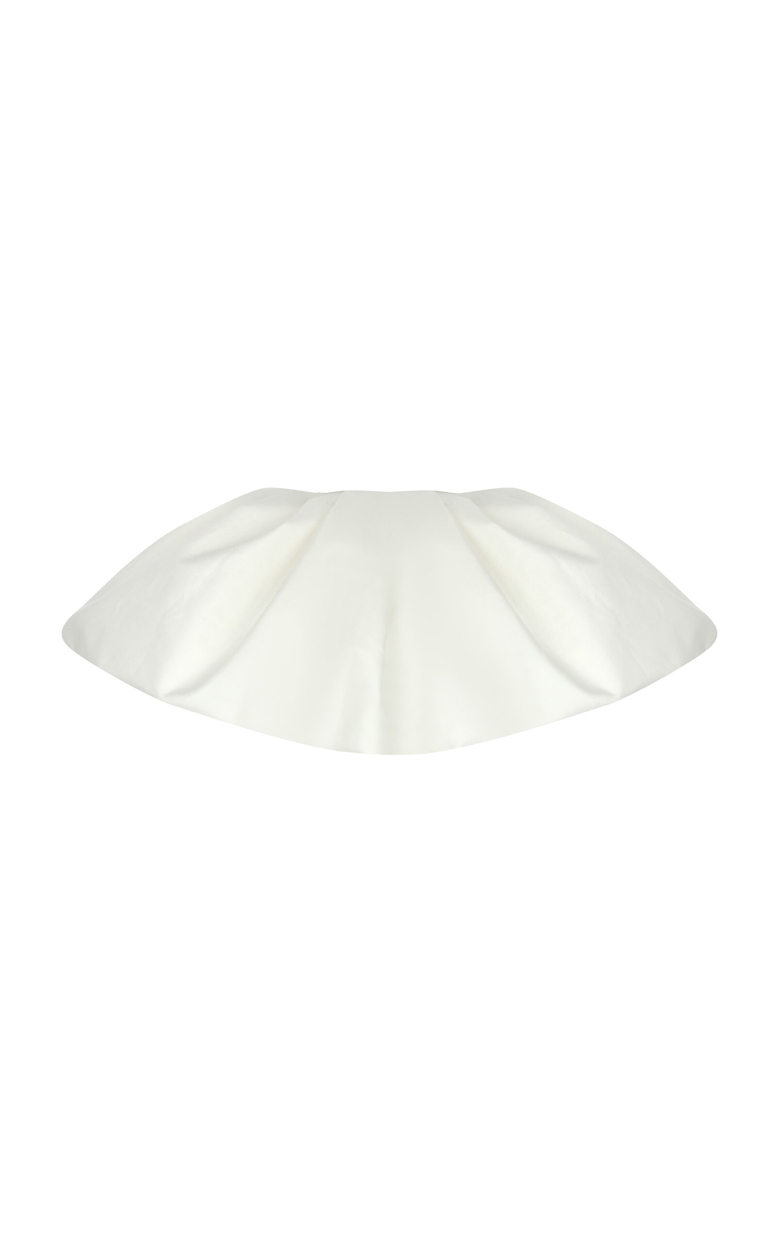 The New Arrivals Ilkyaz Ozel Galina Silk Peplum Mini Skirt In White
