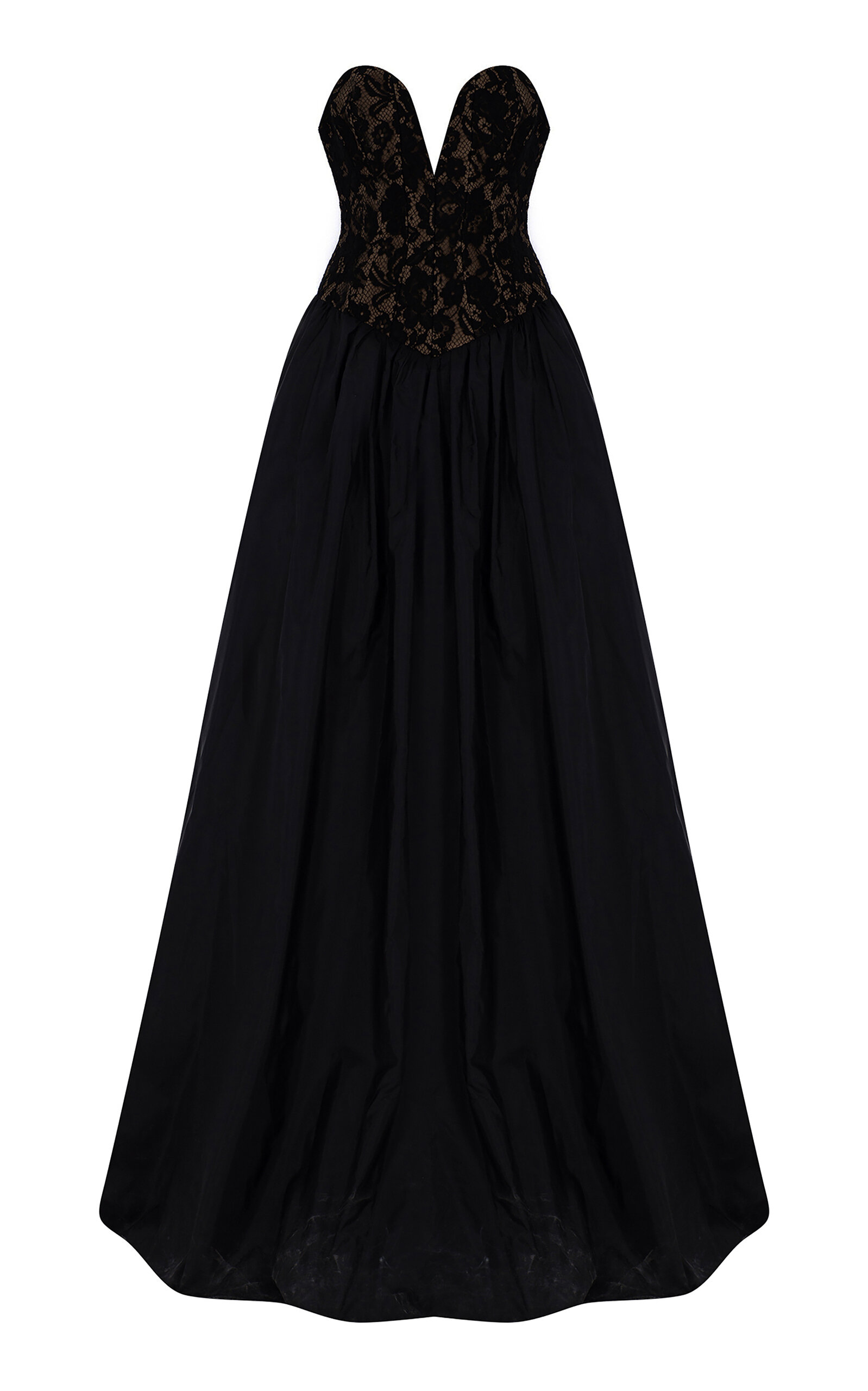 The New Arrivals Ilkyaz Ozel Farana Lace-silk Ball Gown In Black