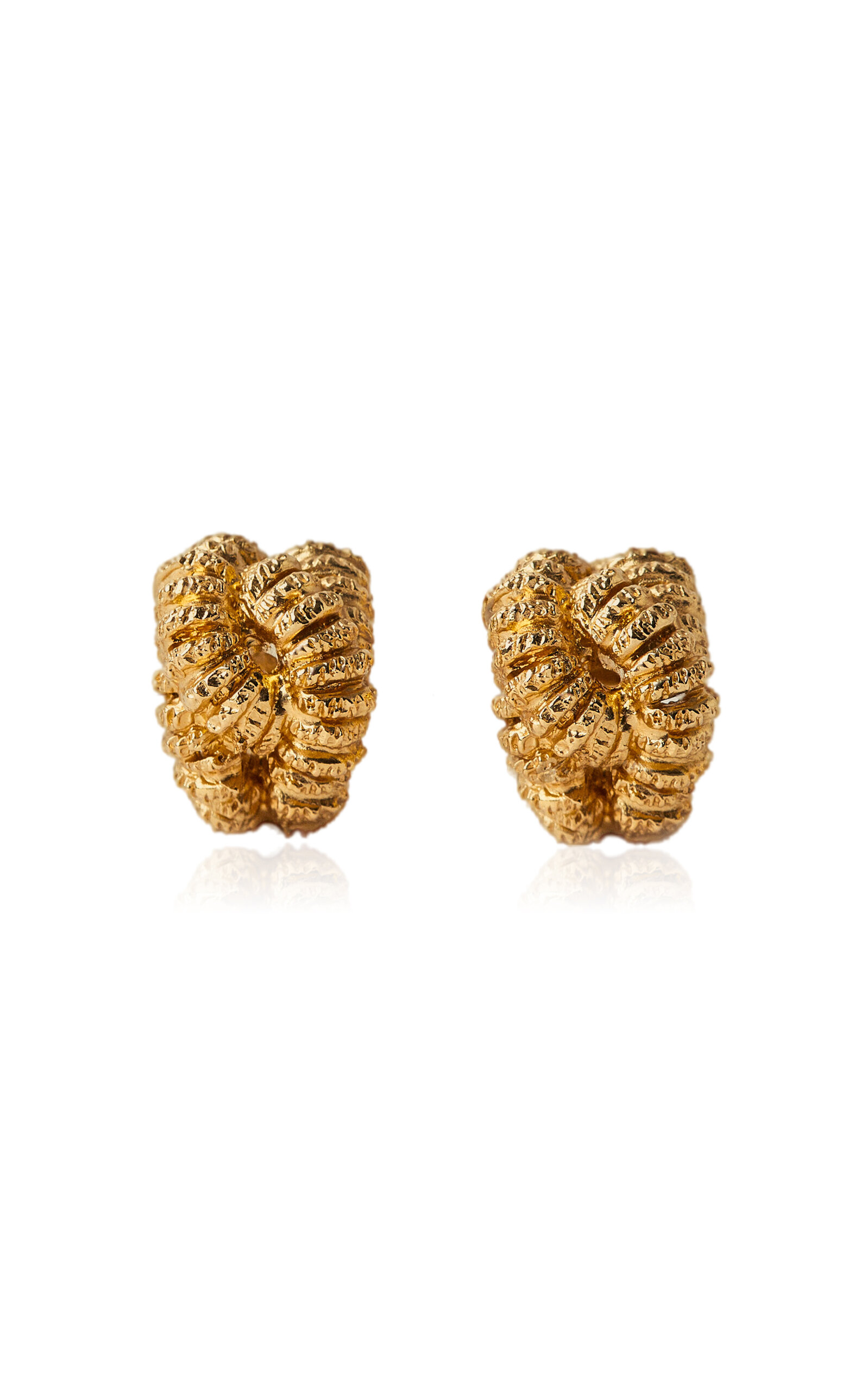 Shop Paola Sighinolfi Talisman 18k Gold-plated Earrings