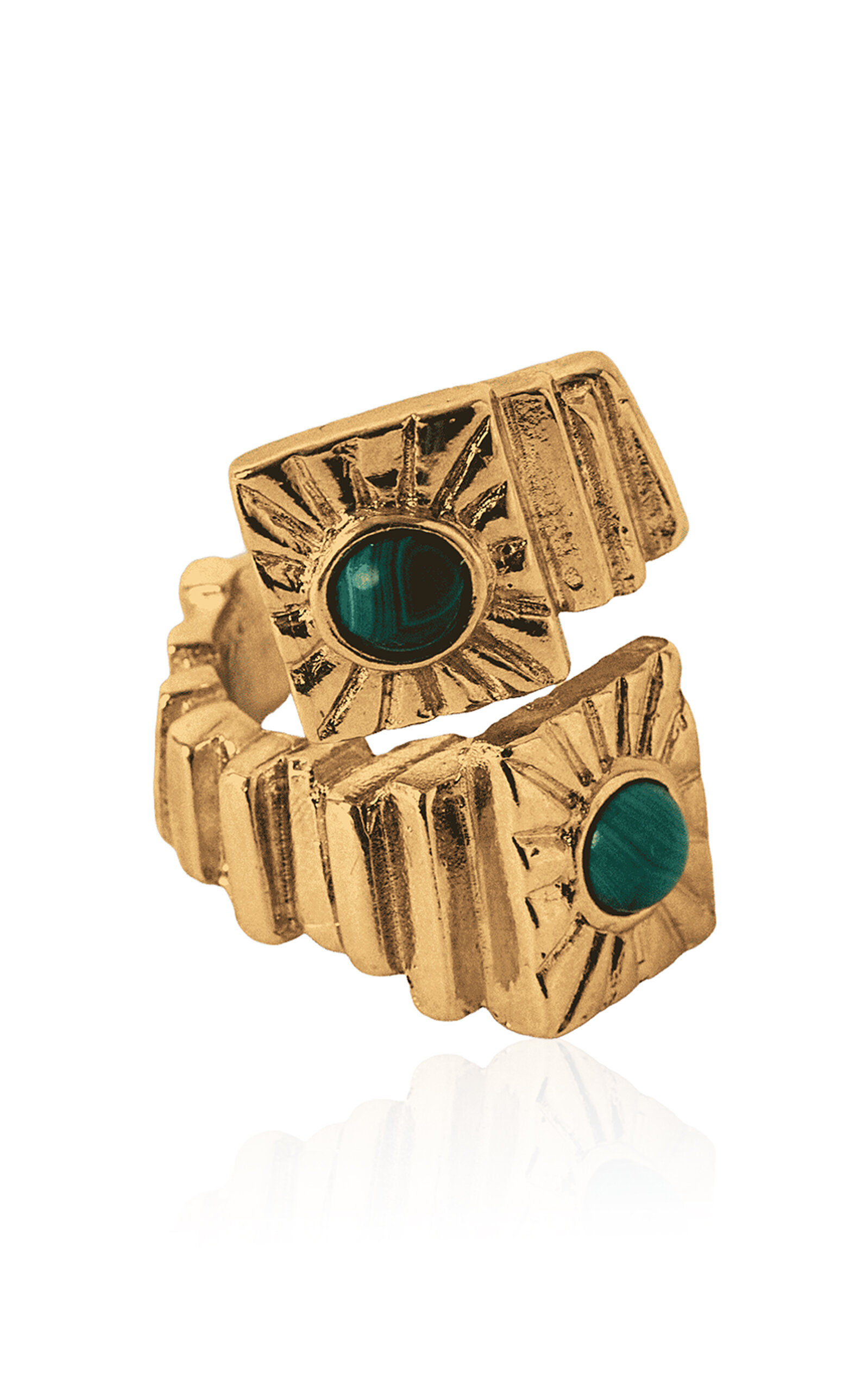 Shop Paola Sighinolfi Kabala 18k Gold-plated Ring