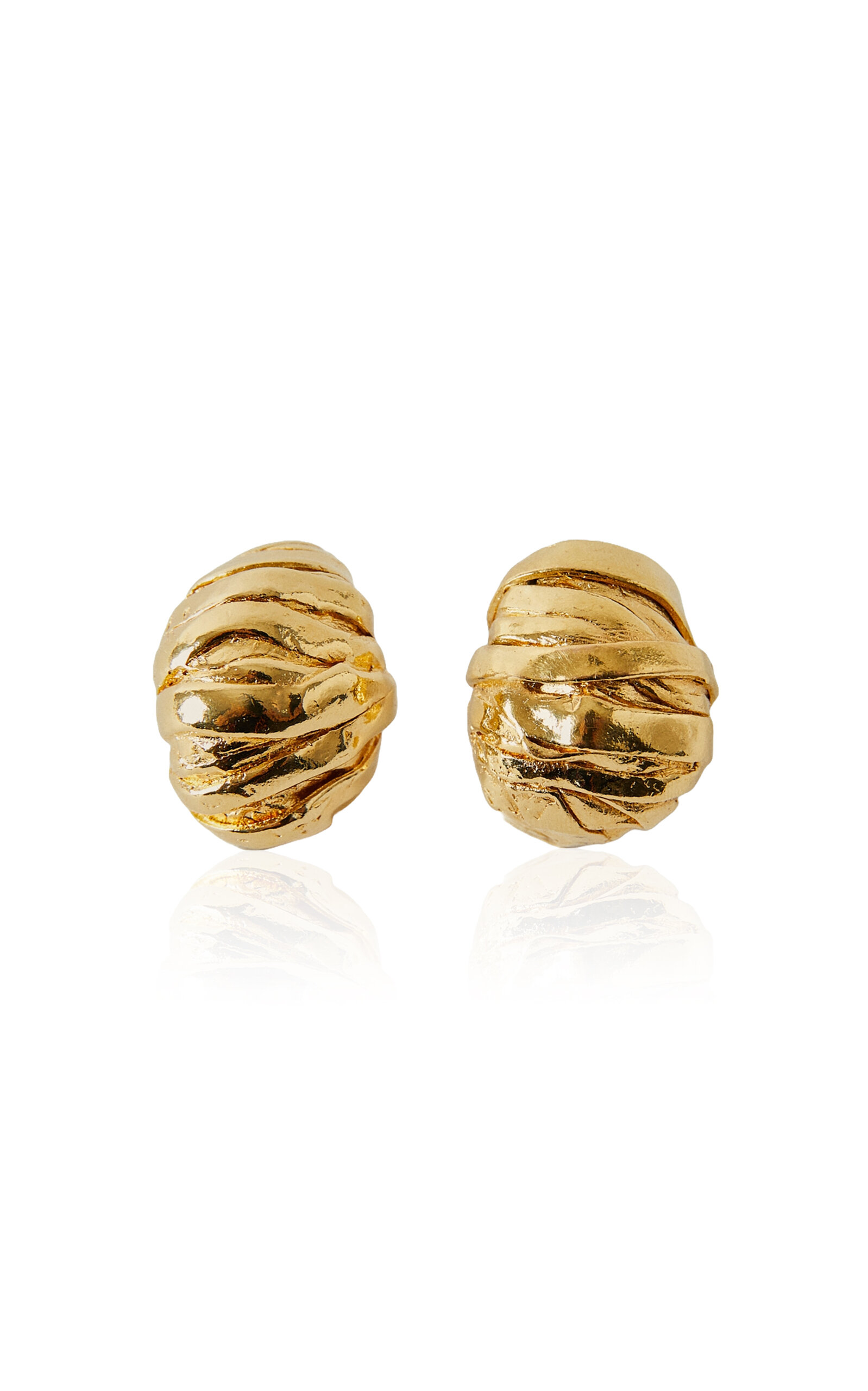 PAOLA SIGHINOLFI JUNO 18K GOLD-PLATED EARRINGS 