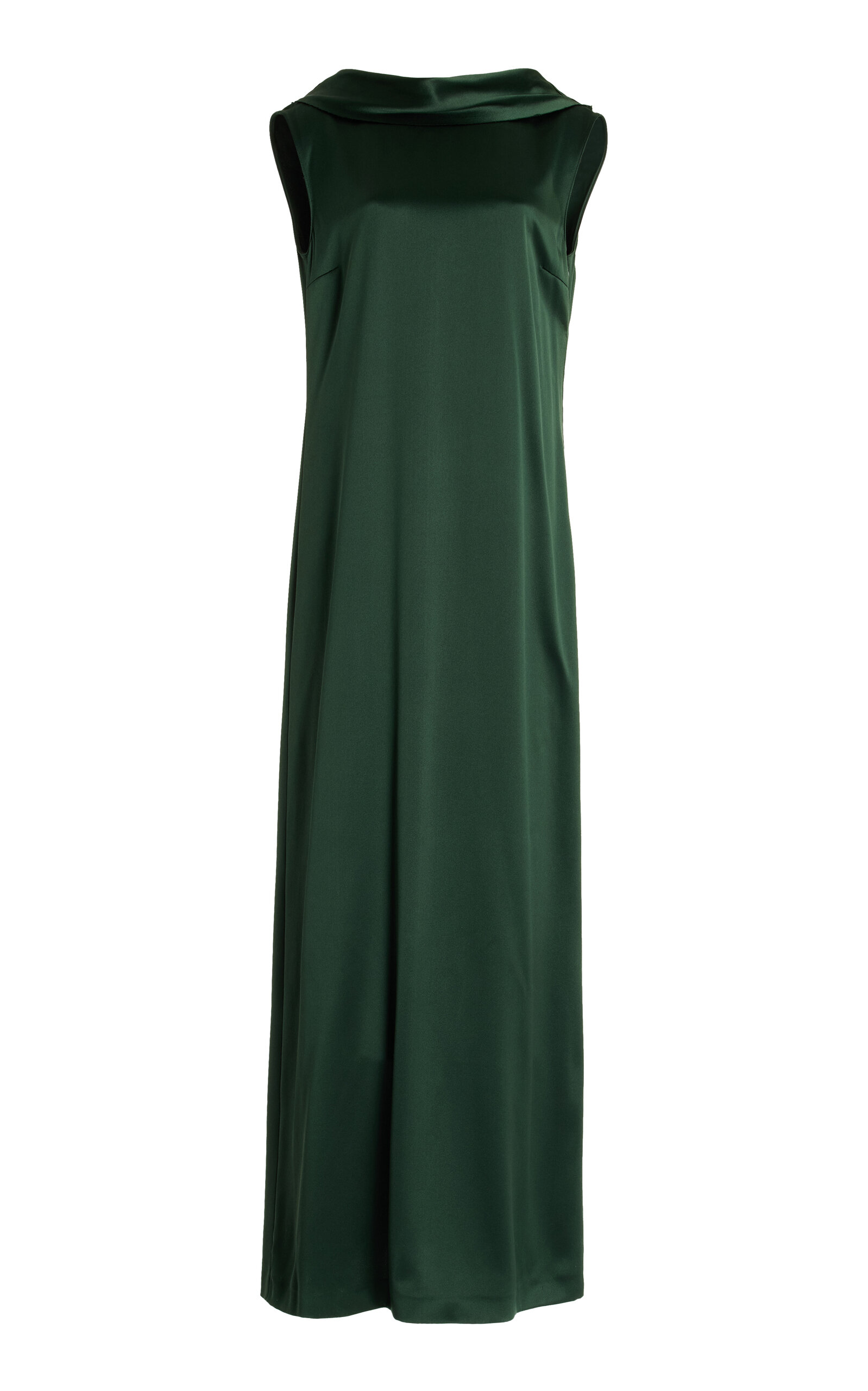 Shop Altuzarra Sethie Silk Dress In Green