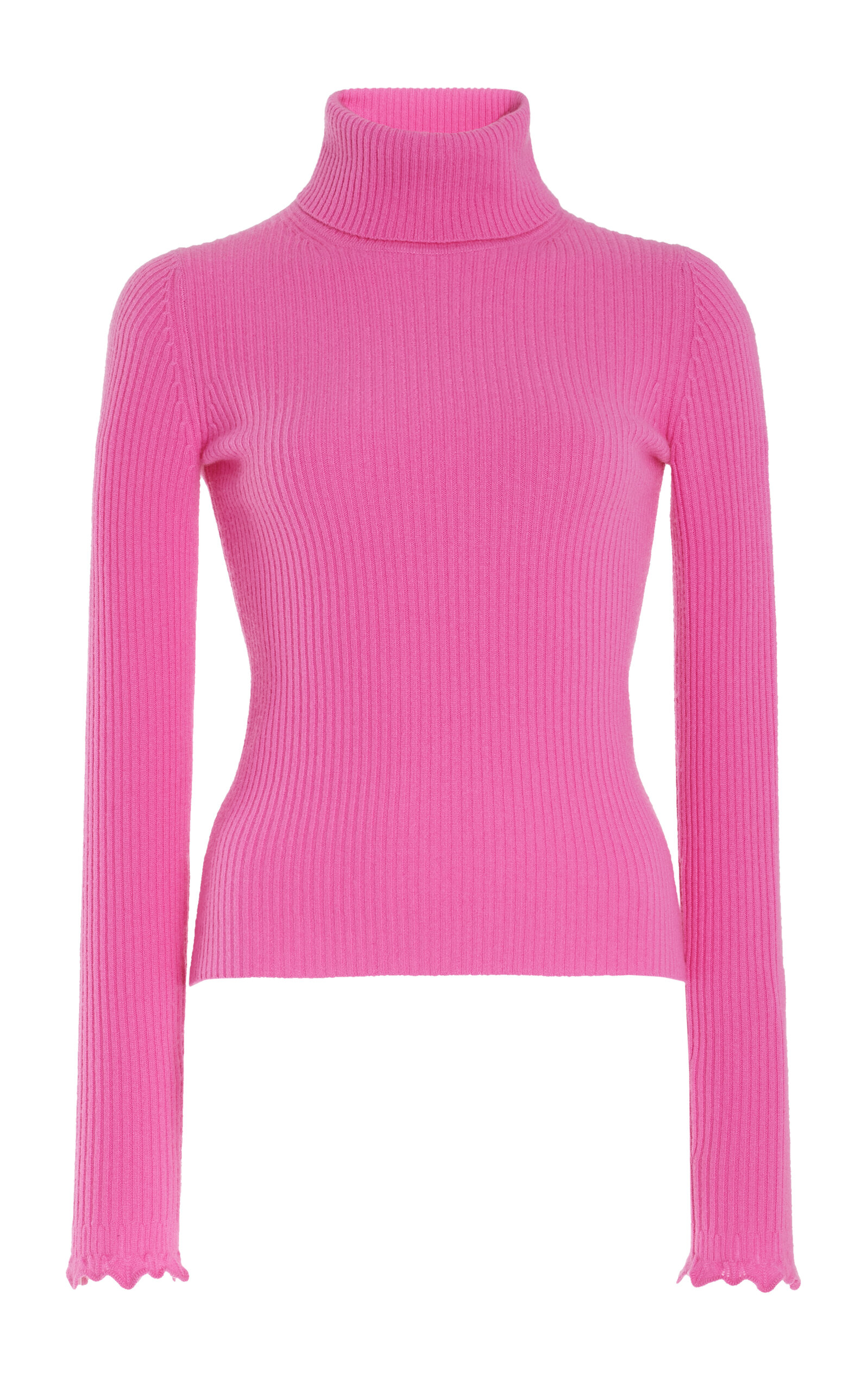 Annika Ribbed-Knit Cashmere Top