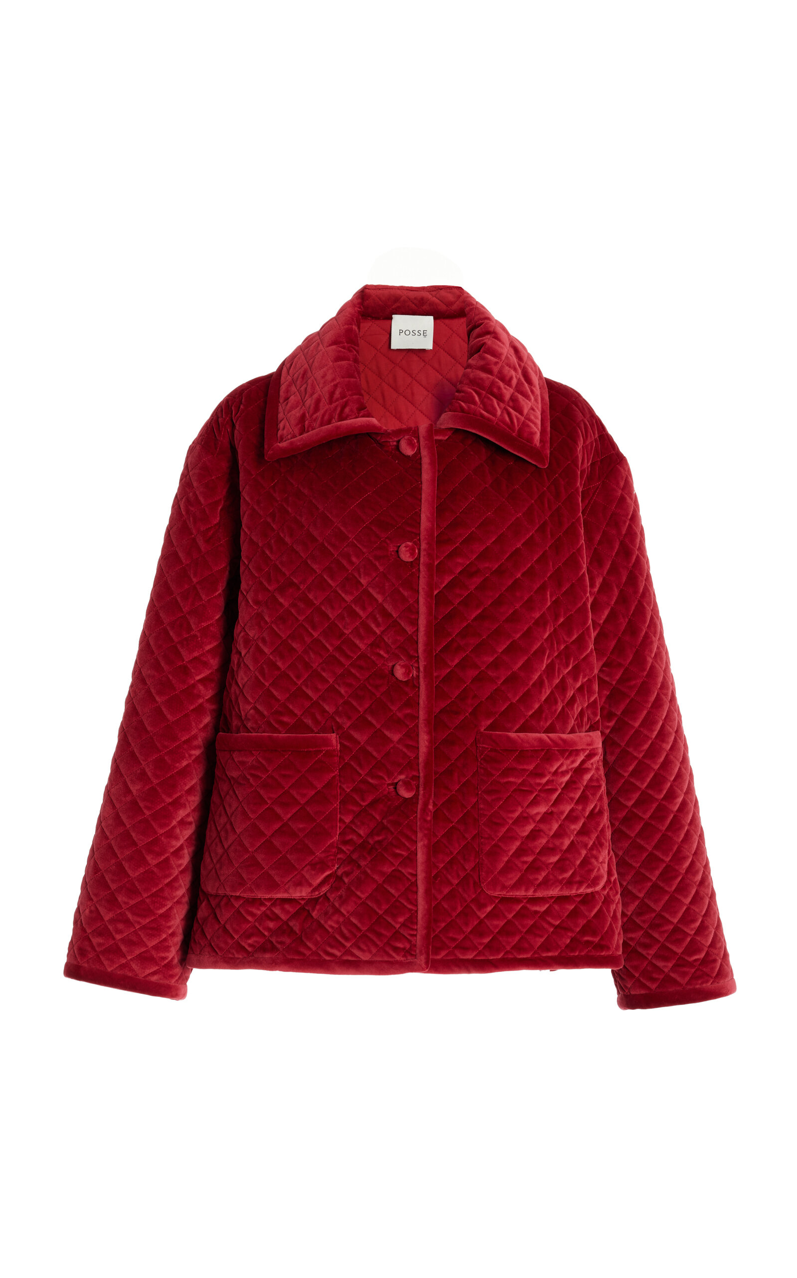 Marley Quilted Cotton Velvet Jacket