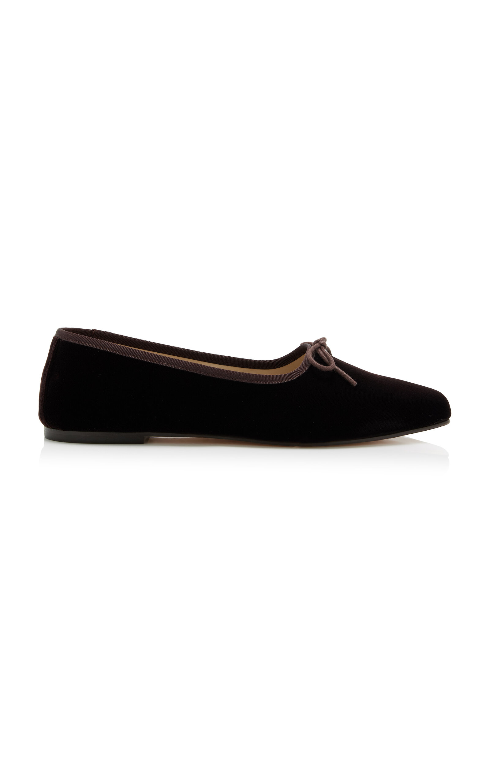 FRĒDA SALVADOR Jada Velvet Ballet Flats