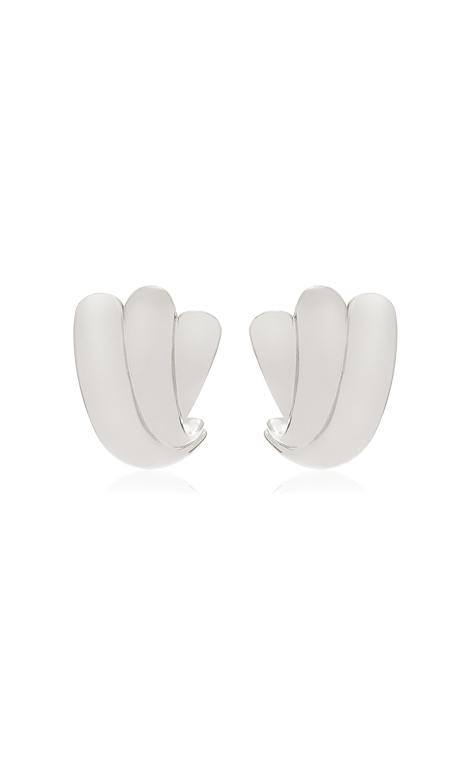 LIE STUDIO THE MAGDA STERLING SILVER EARRINGS 