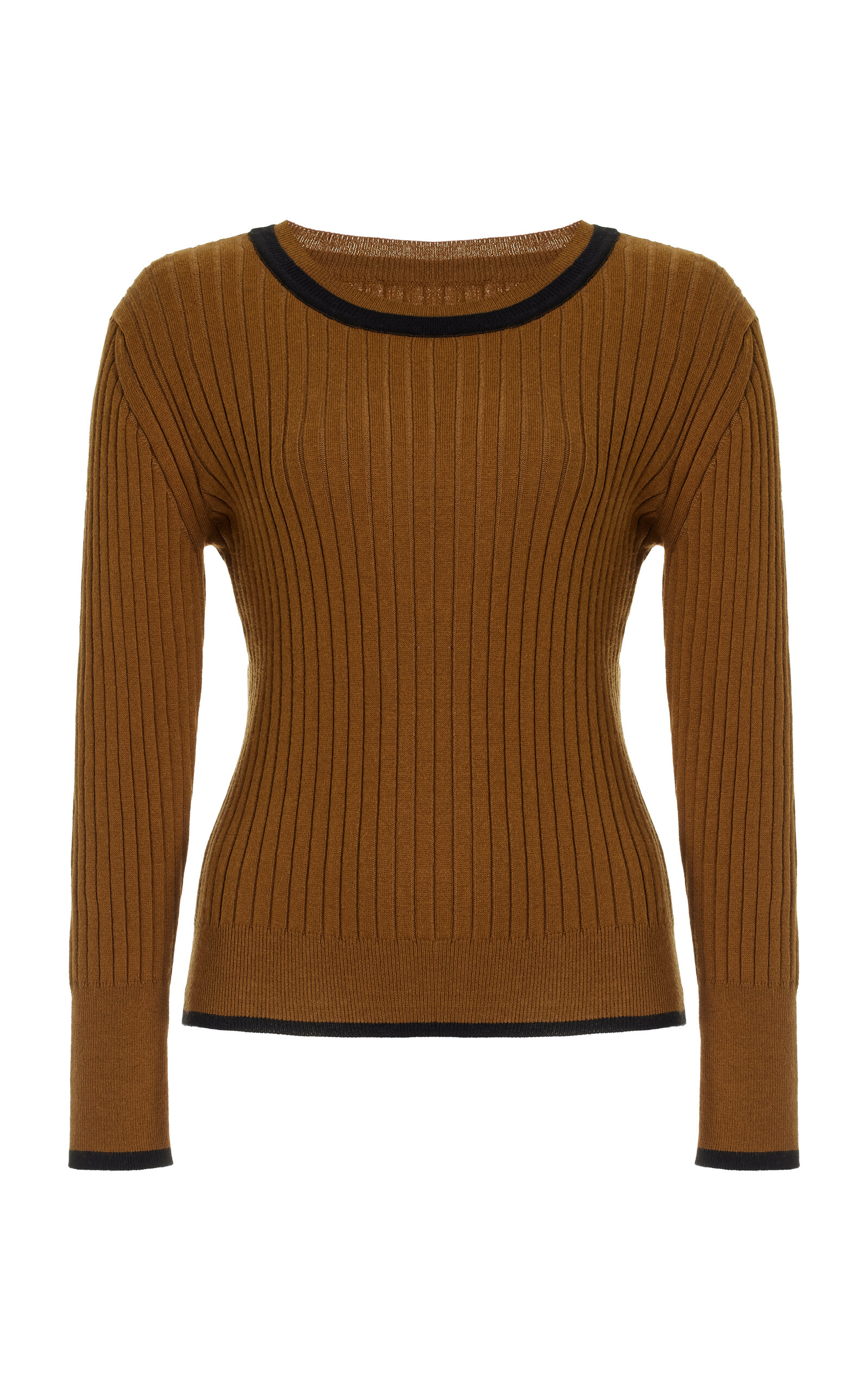 MATTHEW BRUCH COTTON-BLEND KNIT SWEATER 