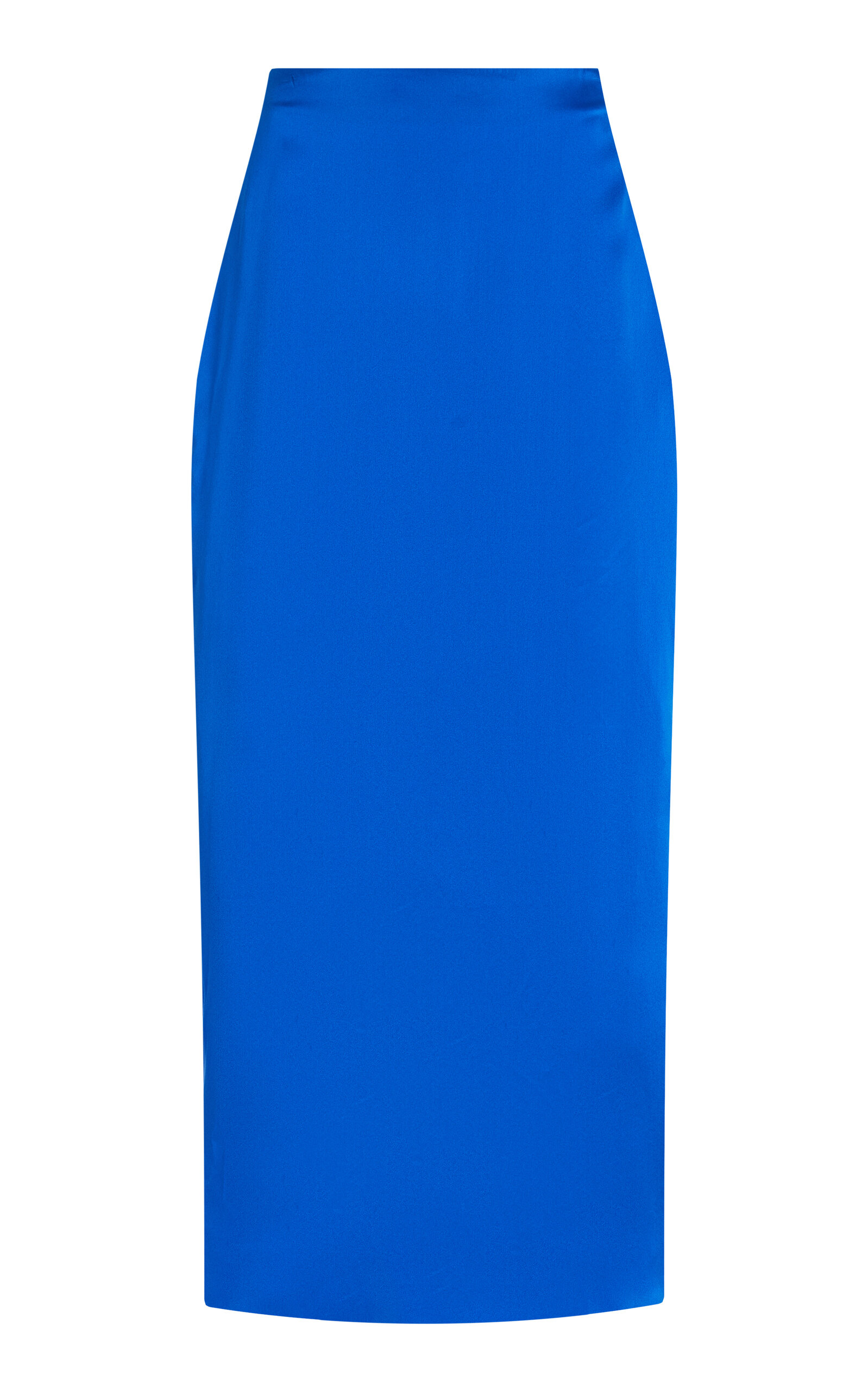 Silk Midi Pencil Skirt