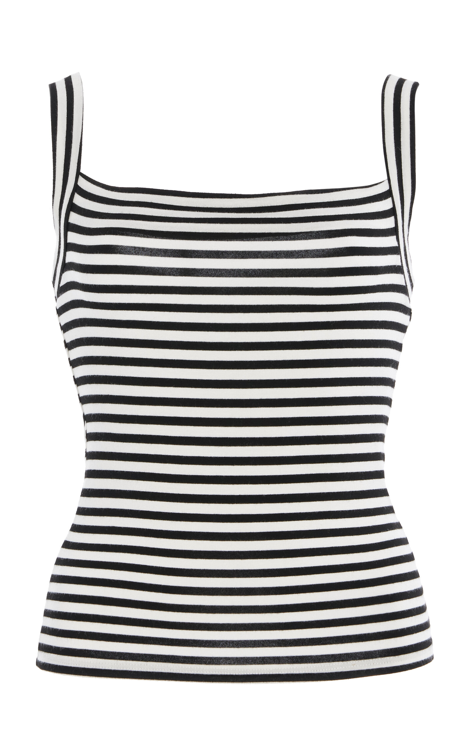 Shop Anemos Striped Square-neck Tank Top