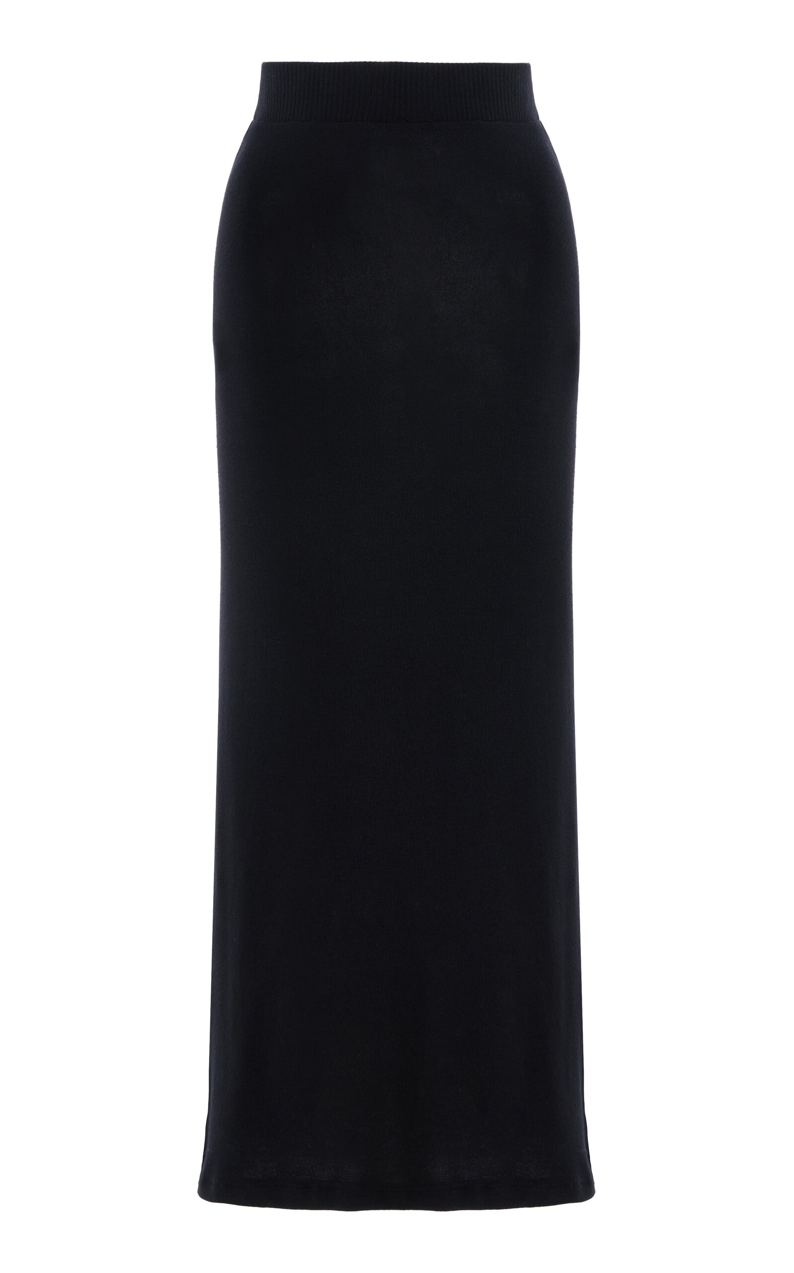 Anemos Knit Maxi Skirt In Black