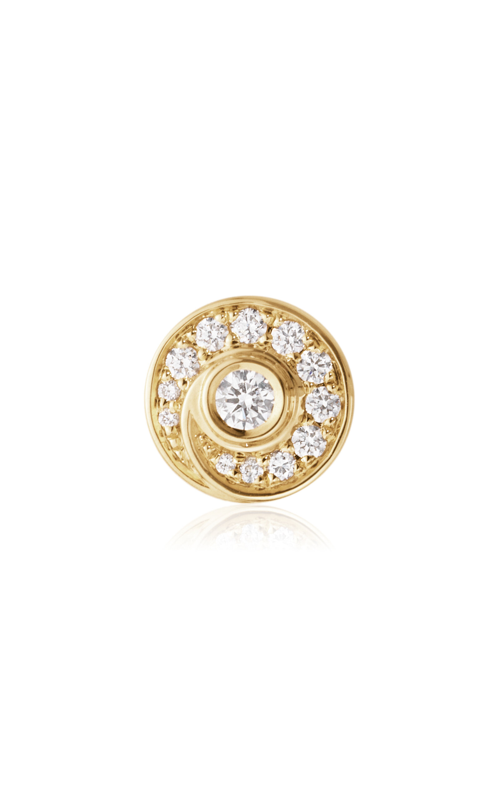 Shop Sophie Bille Brahe Petite 18k Yellow Gold Diamond Single Earring